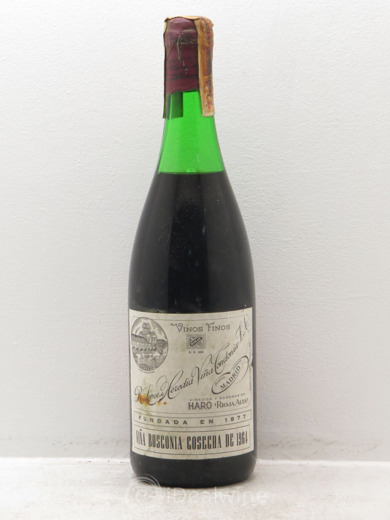 Rioja DOCA Lopez de Heredia Vina Bosconia Vino de Crianza (sans prix de réserve) 1964 - Posten von 1 Flasche - 0