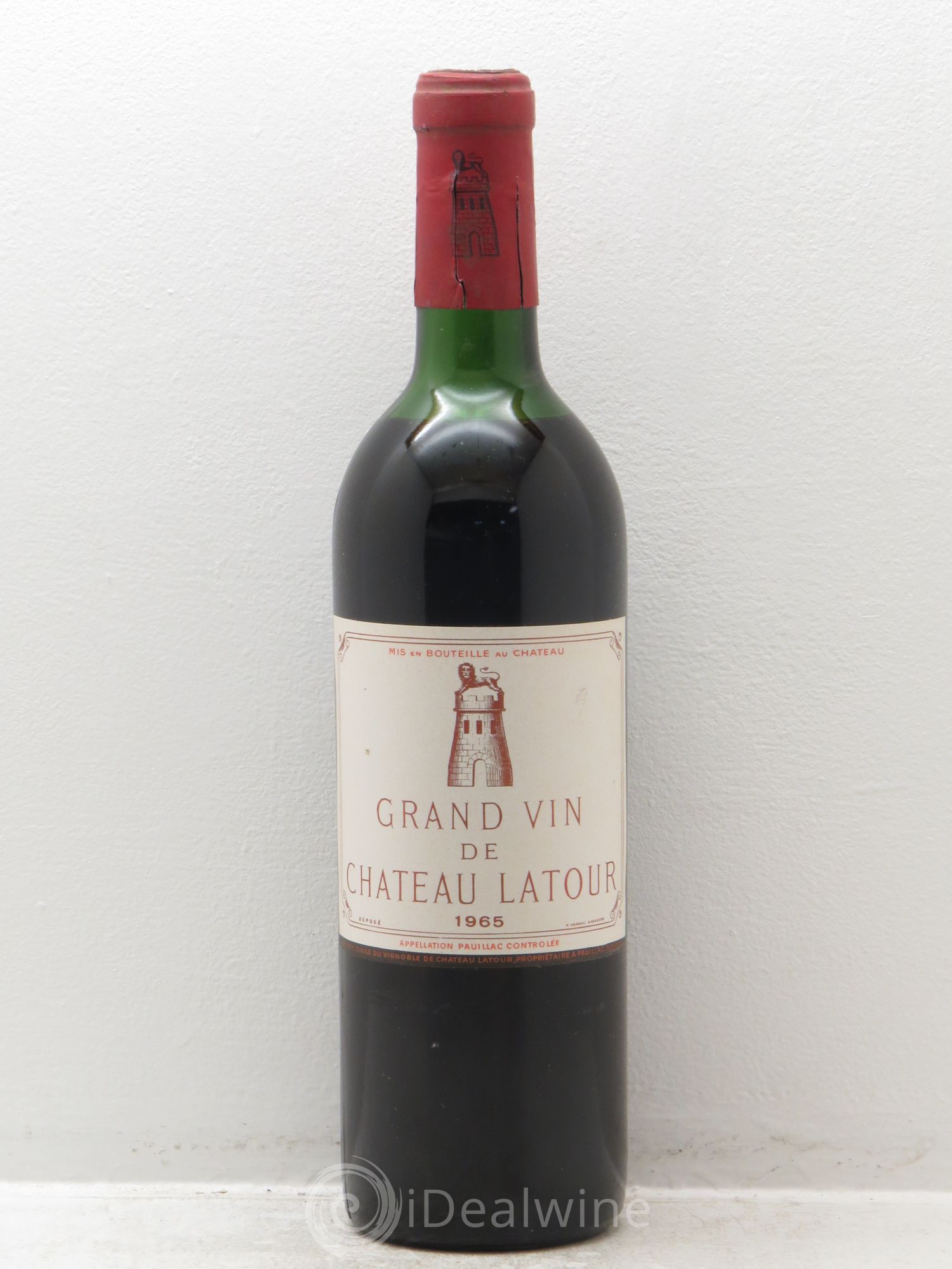 Château Latour 1er Grand Cru Classé 1965 - Lot de 1 bouteille - 0