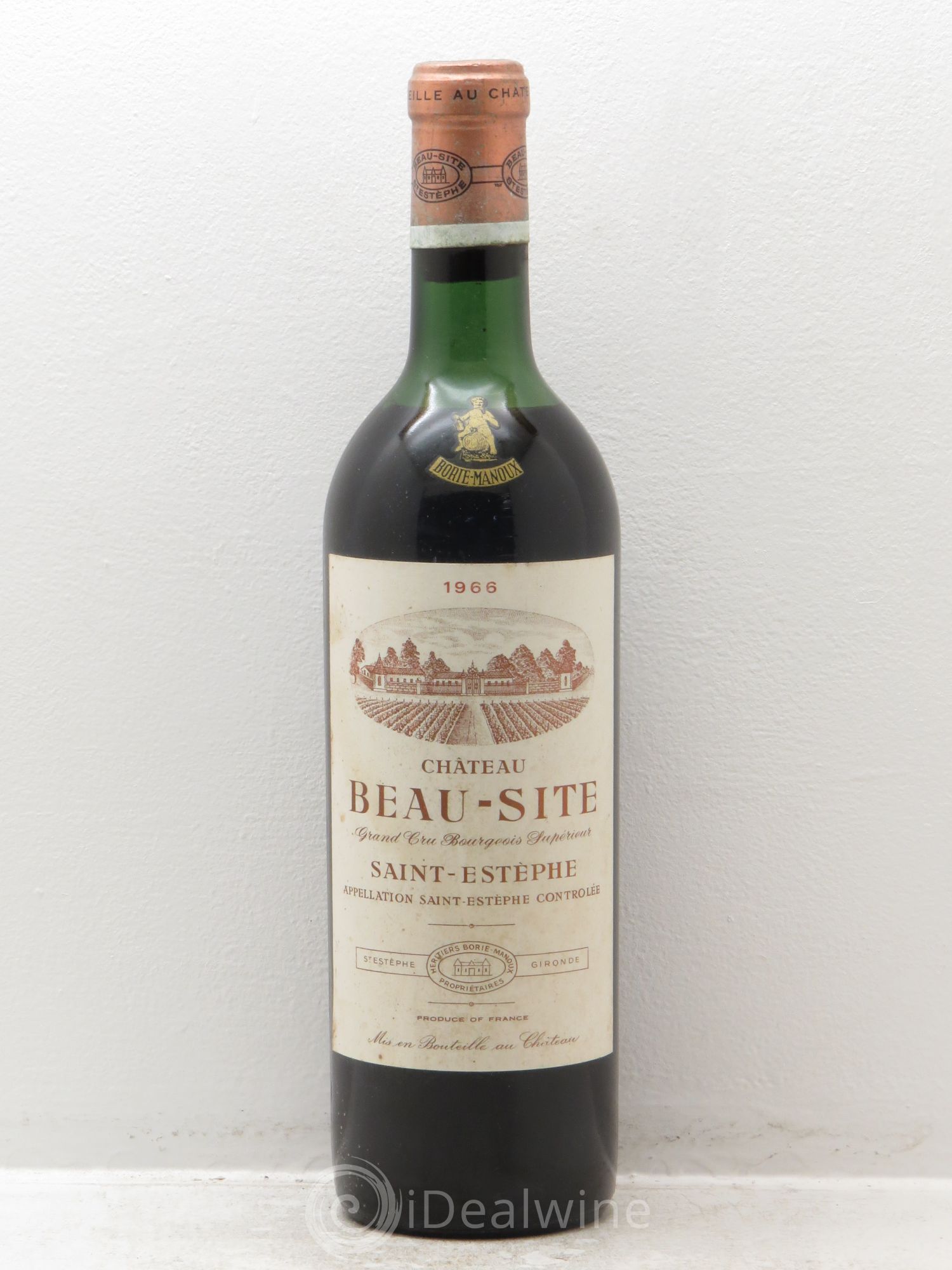 Château Beau Site Cru Bourgeois 1966 - Lot de 1 bouteille - 0
