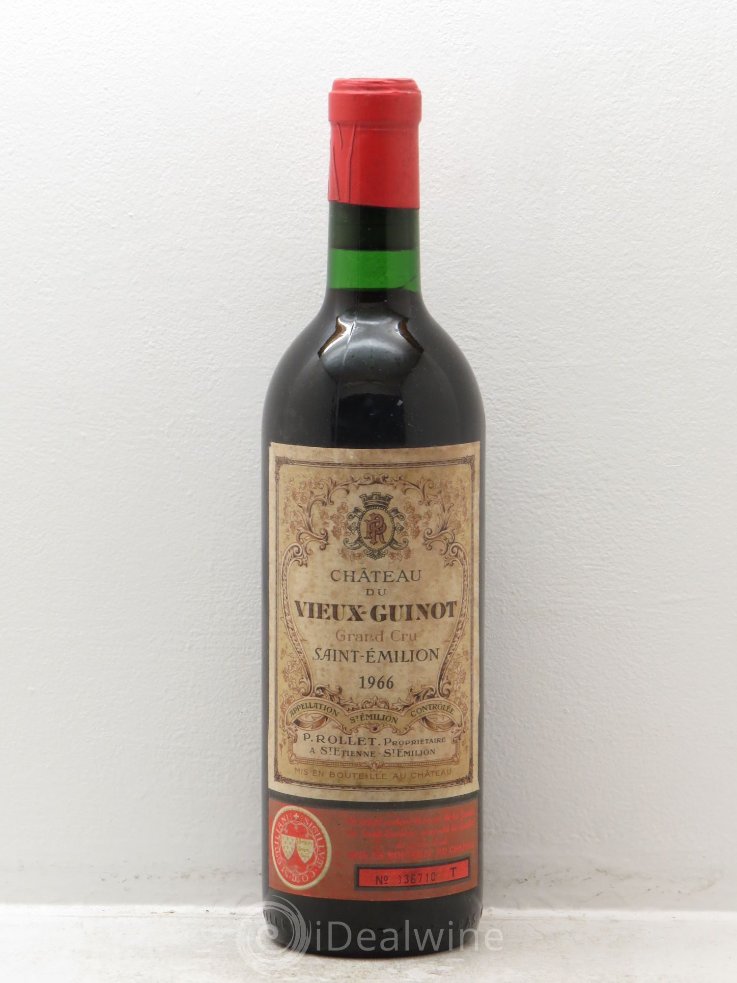 Château Vieux Guinot 1966 - Lot de 1 bouteille - 0