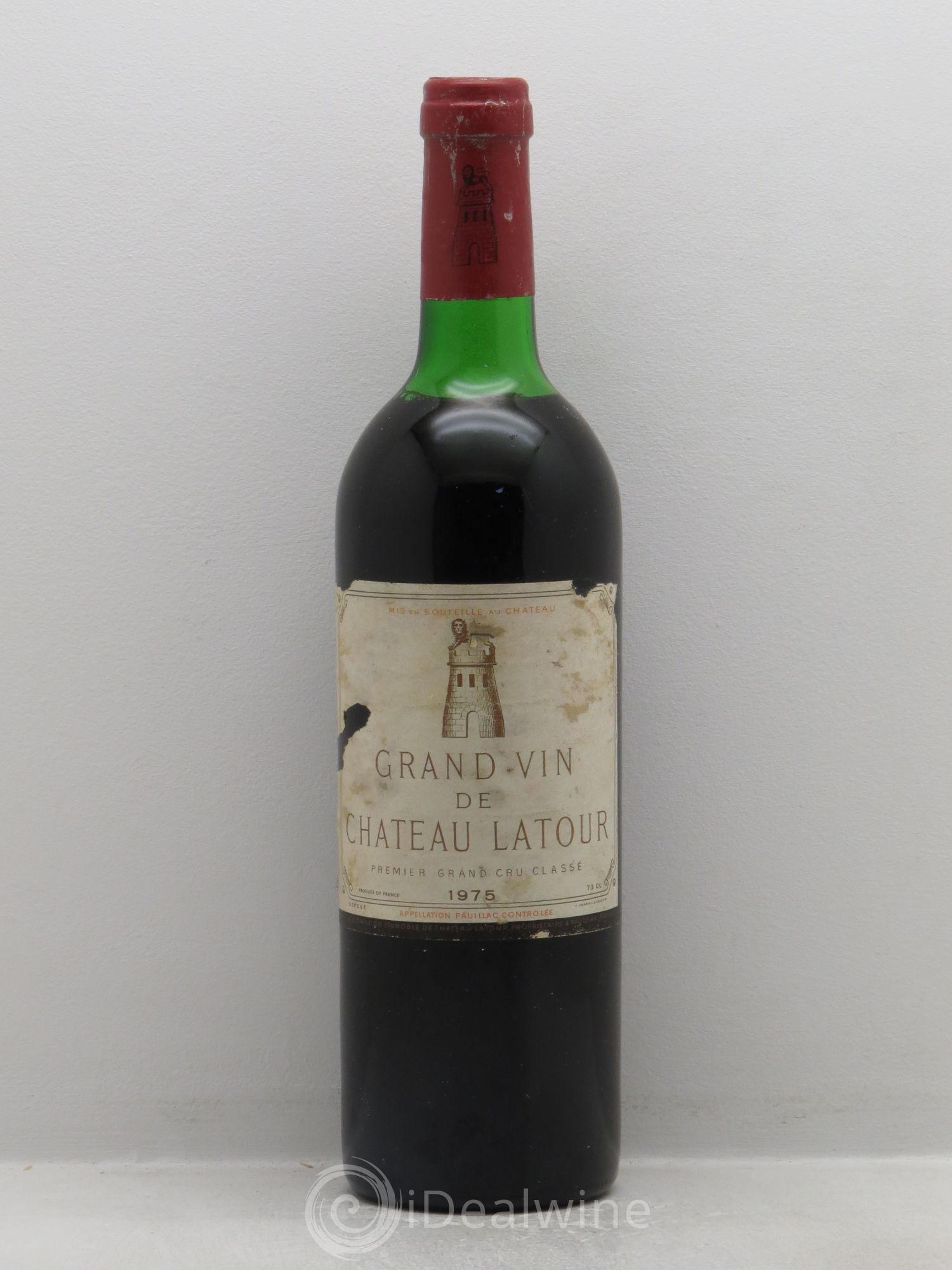 Château Latour 1er Grand Cru Classé 1975 - Lot de 1 bouteille - 0