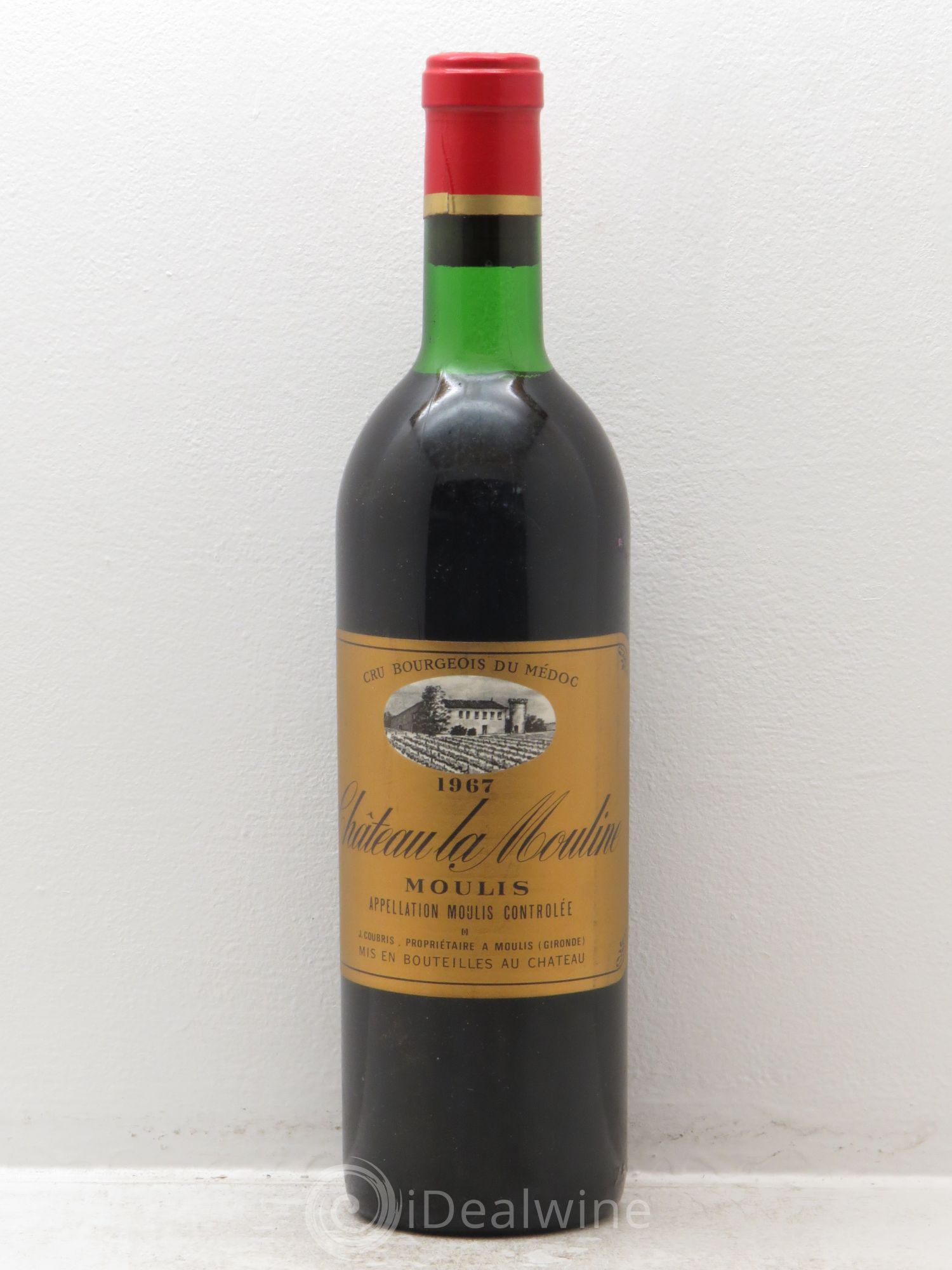 Moulis en Médoc Château La Mouline 1967 - Lot de 1 bouteille - 0