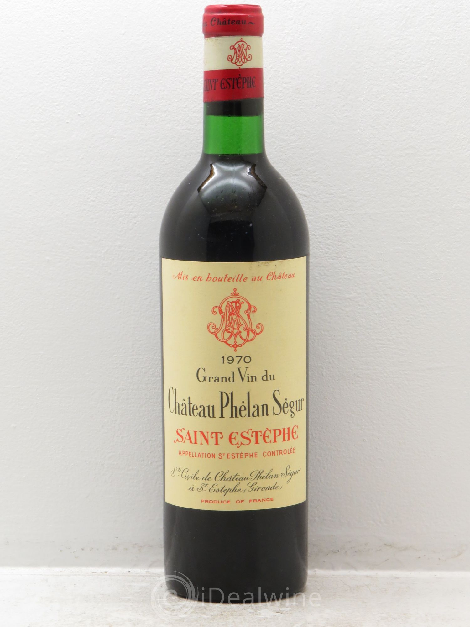 Château Phélan Ségur 1970 - Lot de 1 bouteille - 0