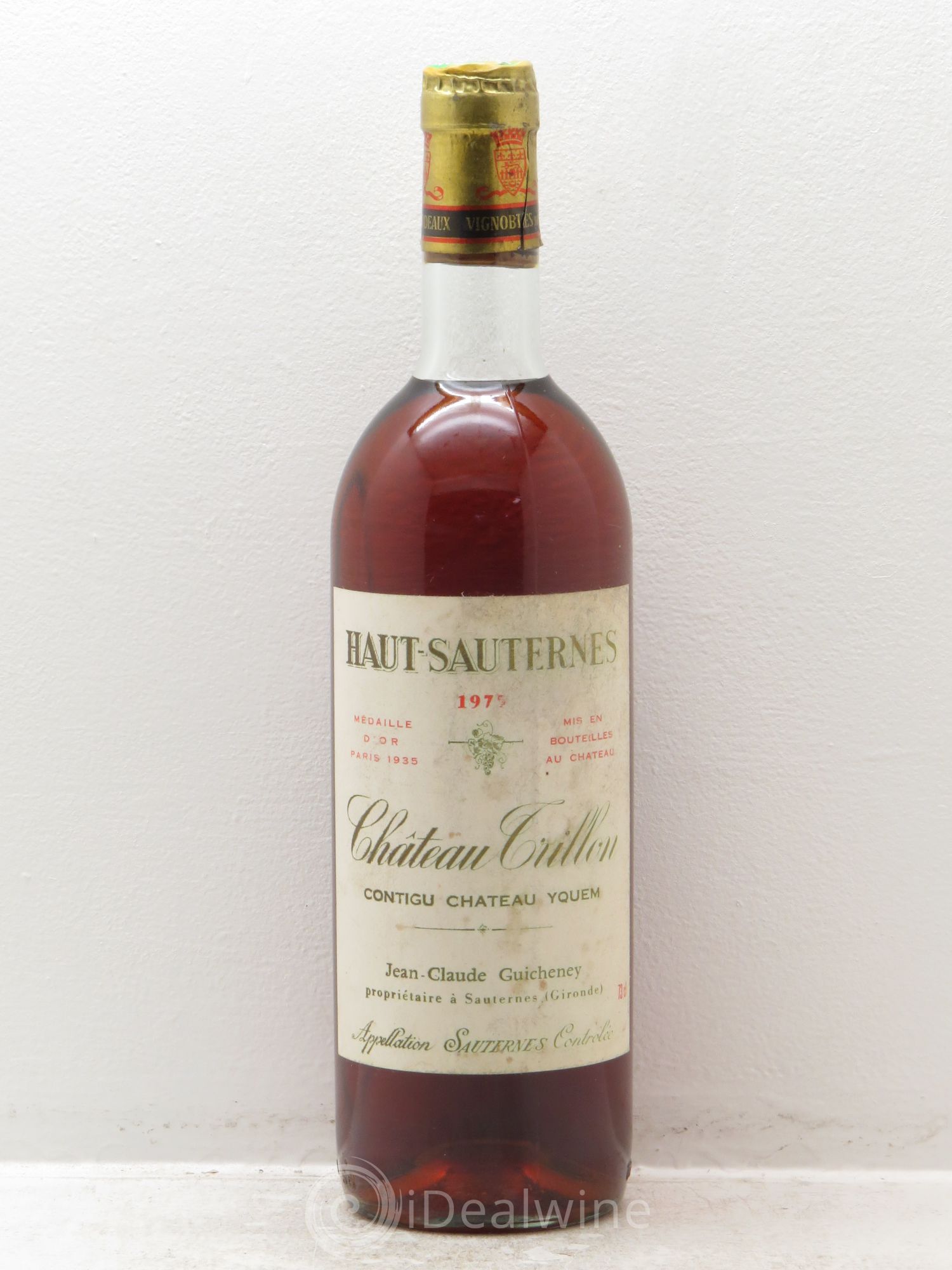 Sauternes Château Trillon 1975 - Lotto di 1 bottiglia - 0
