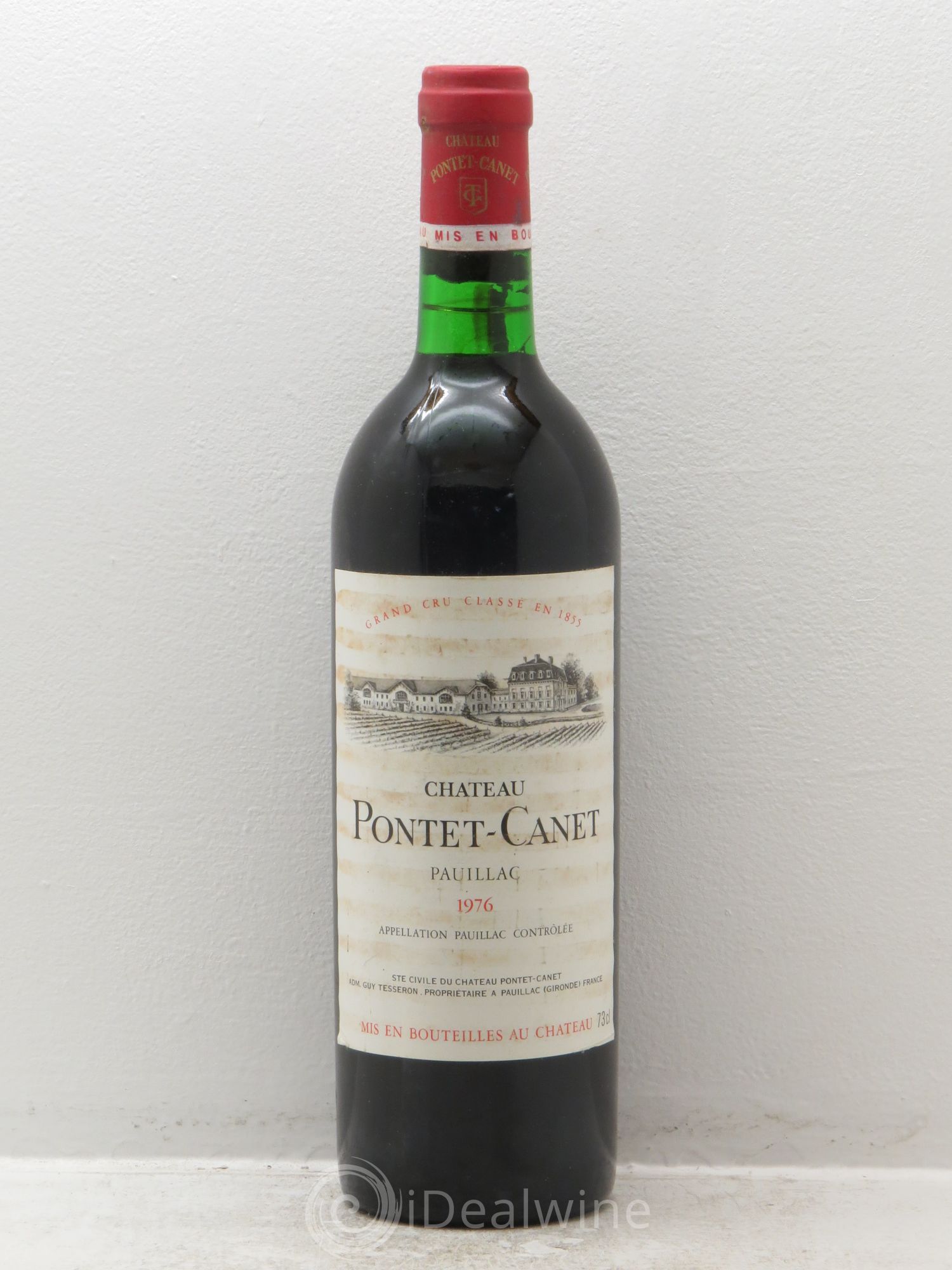 Château Pontet Canet 5ème Grand Cru Classé 1976 - Lot de 1 bouteille - 0