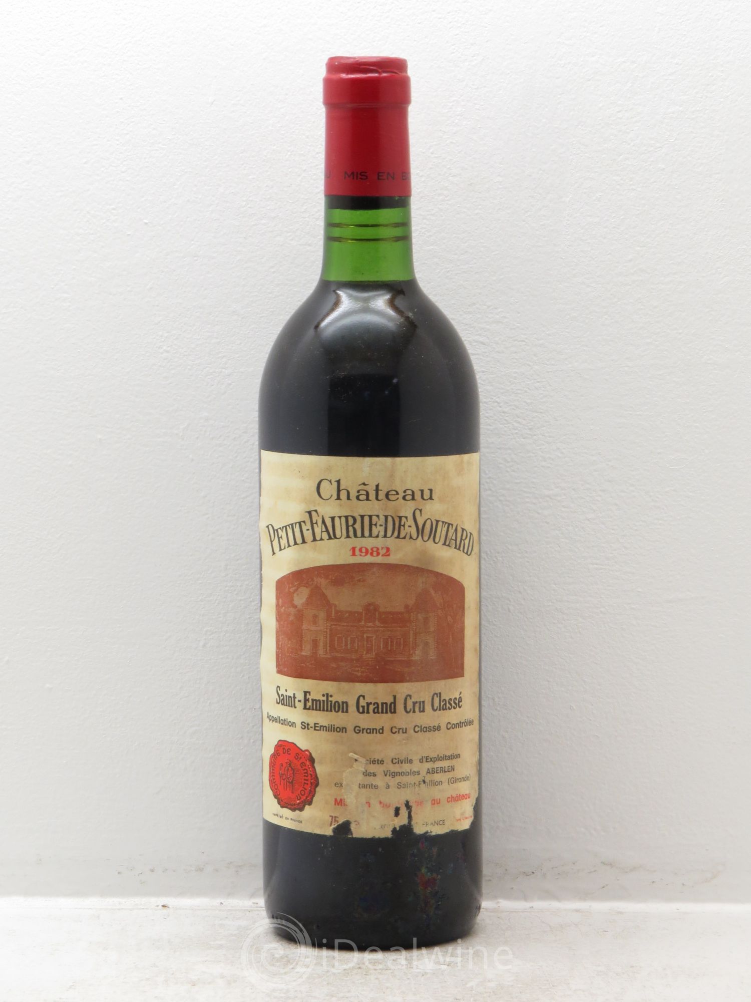 Château Petit Faurie de Soutard Grand Cru Classé 1982 - Lot de 1 bouteille - 0