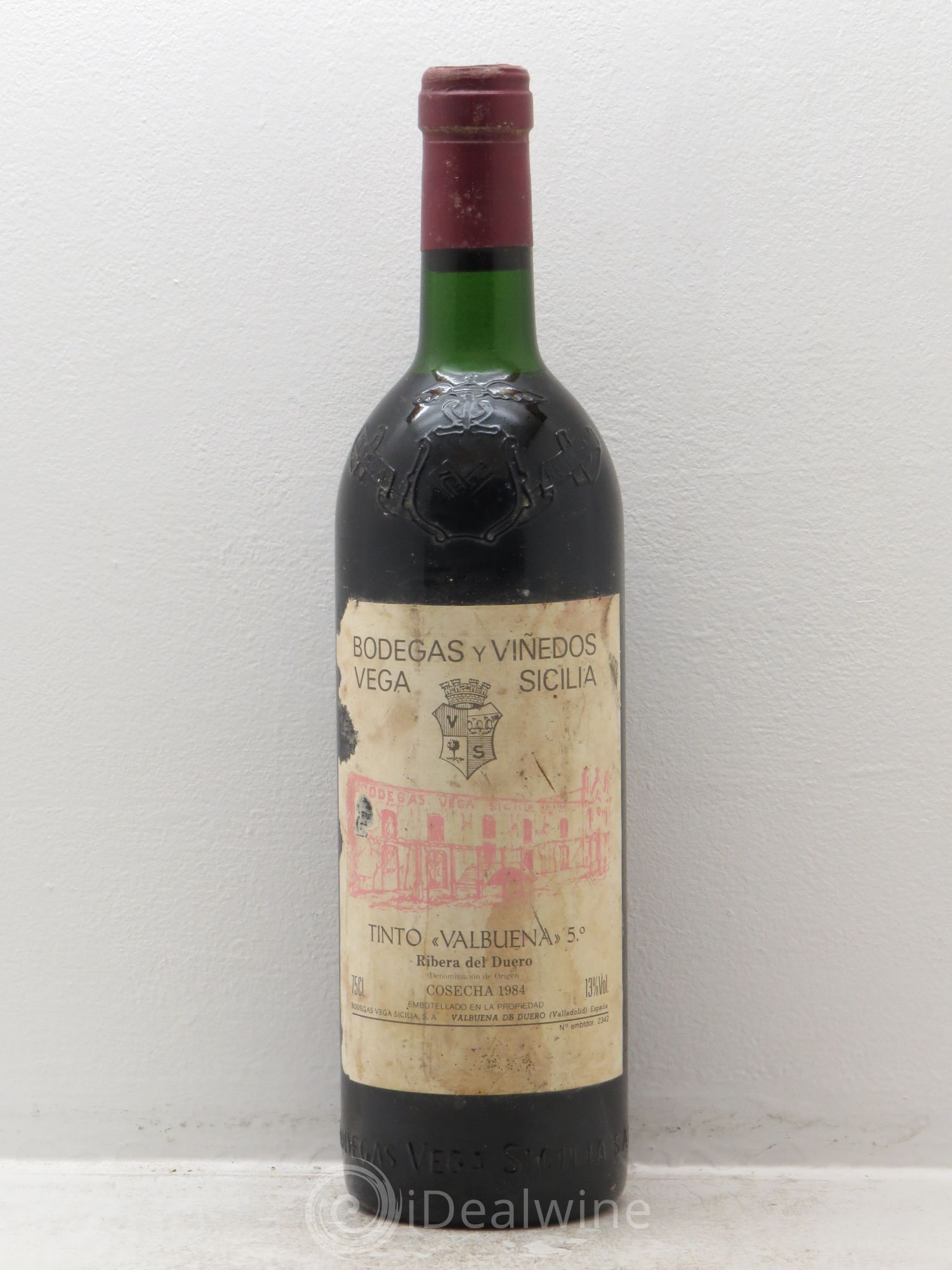 Ribera Del Duero DO Vega Sicilia Valbuena 5 ano Famille Alvarez 1984 - Lot de 1 bouteille - 0