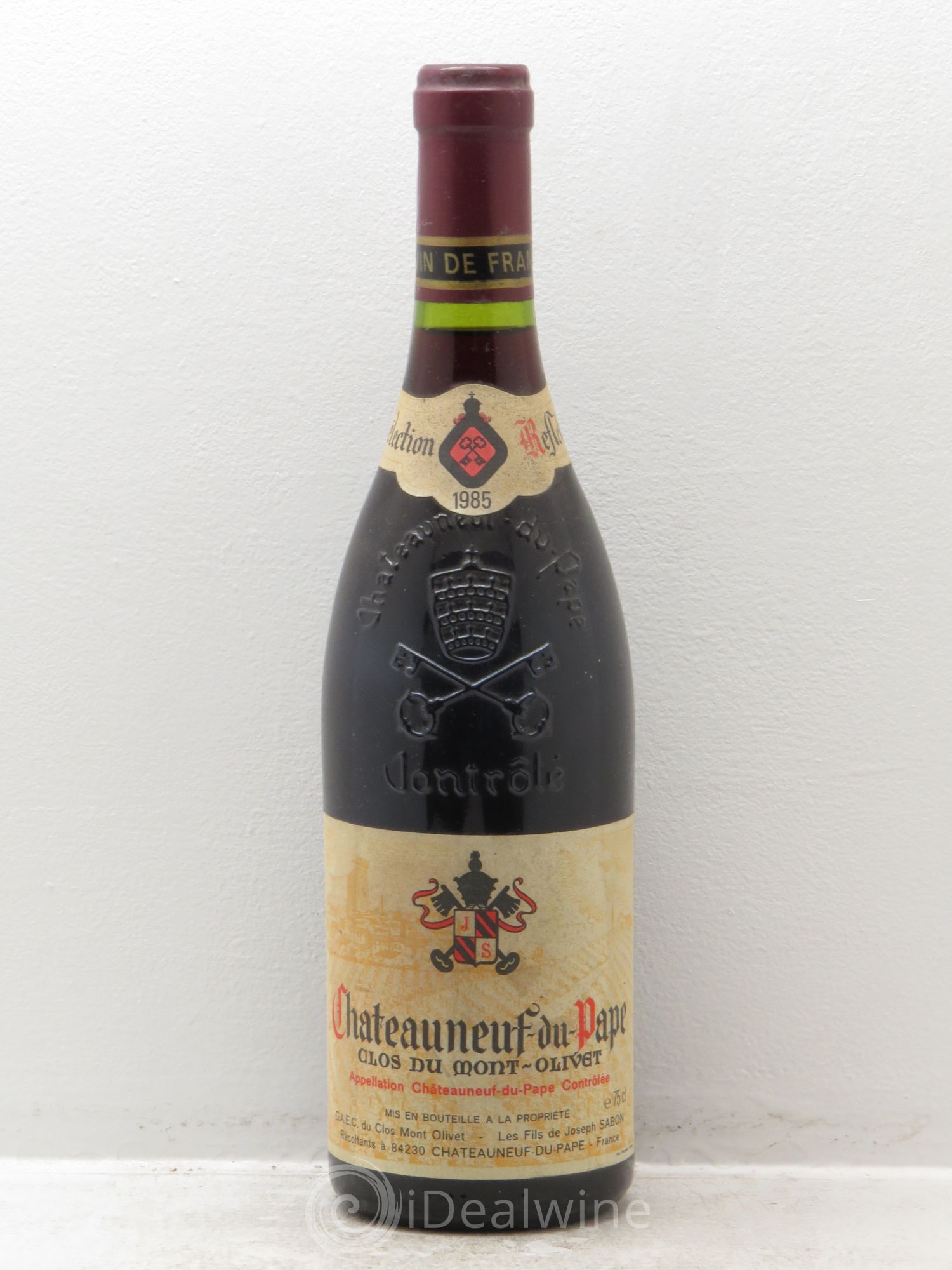 Châteauneuf-du-Pape Clos du Mont-Olivet Sélections Reflets 1985 - Lot de 1 bouteille - 0