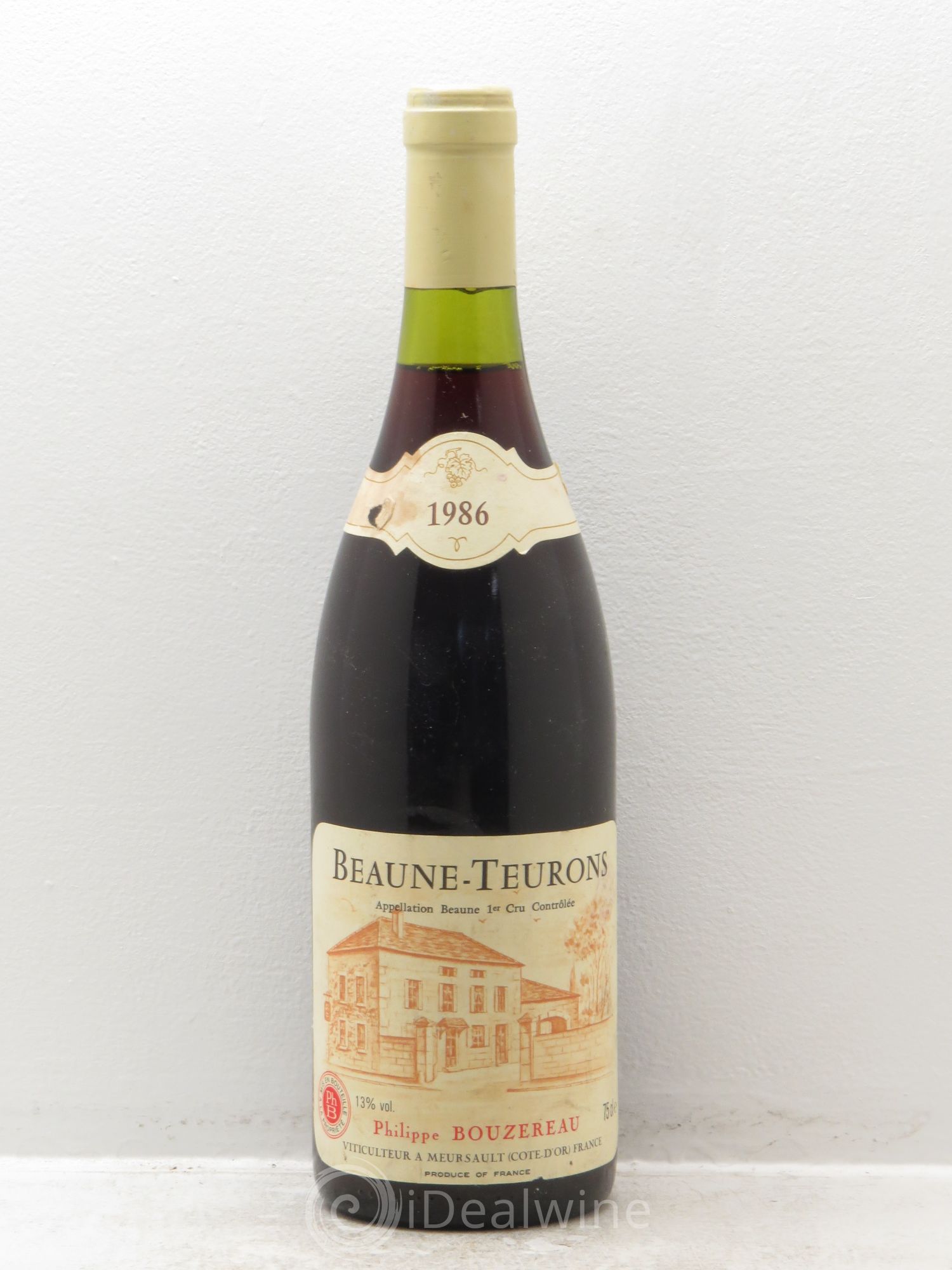 Beaune 1er Cru P.Bouzereau 1986 - Posten von 1 Flasche - 0