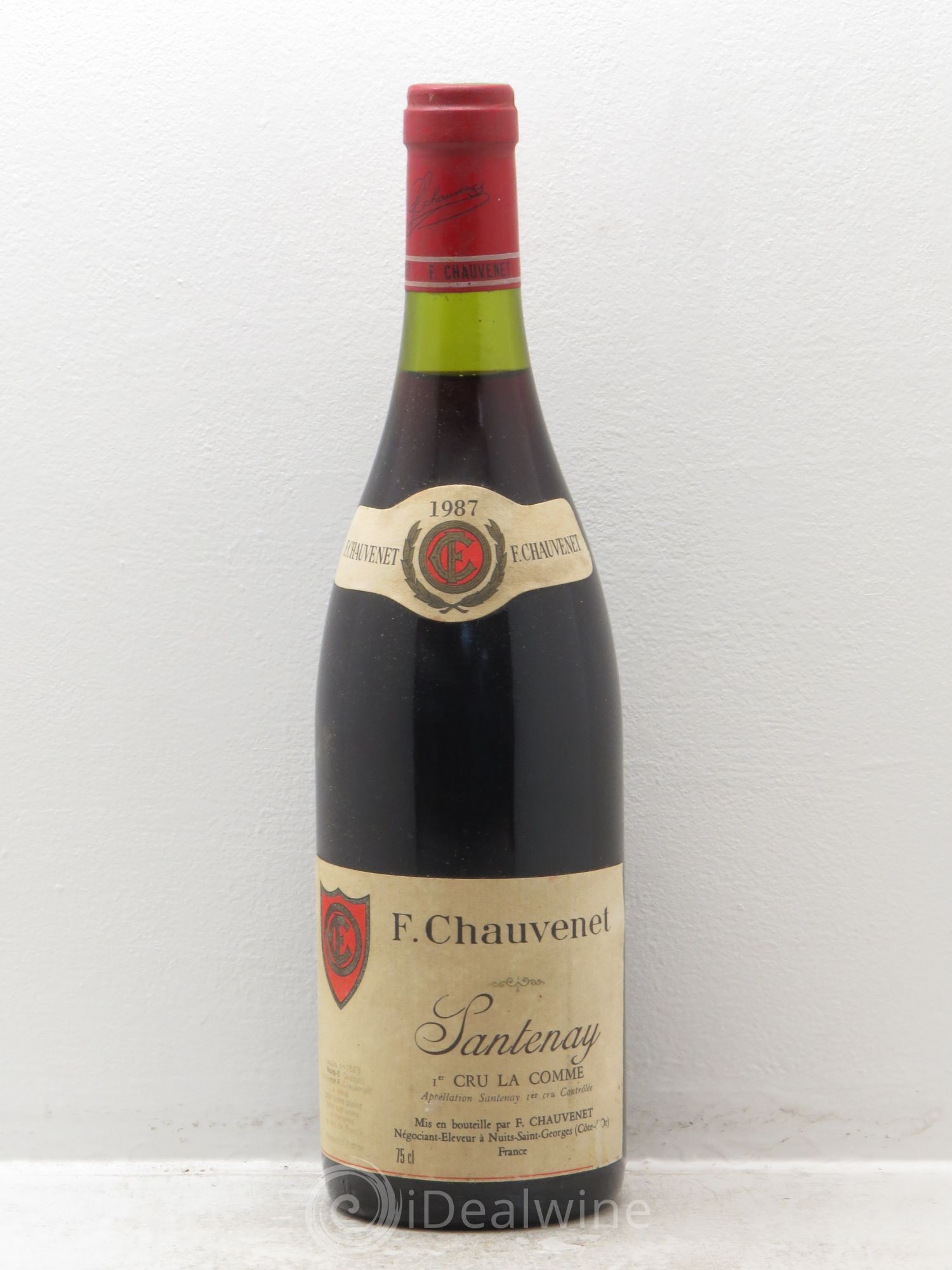 Santenay 1er Cru F.Chauvenet 1987 - Lot de 1 bouteille - 0