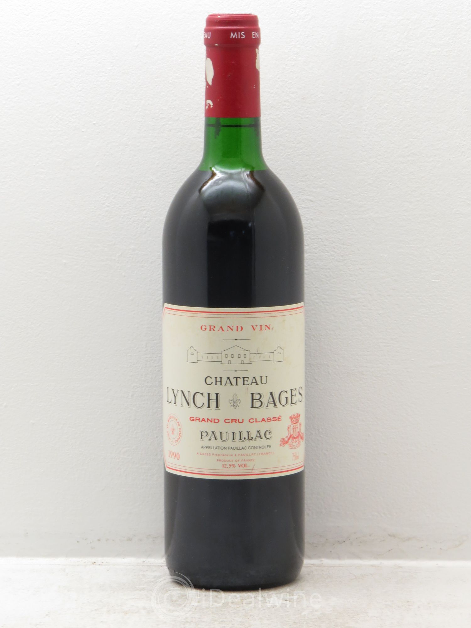 Château Lynch Bages 5ème Grand Cru Classé 1990 - Lot de 1 bouteille - 0