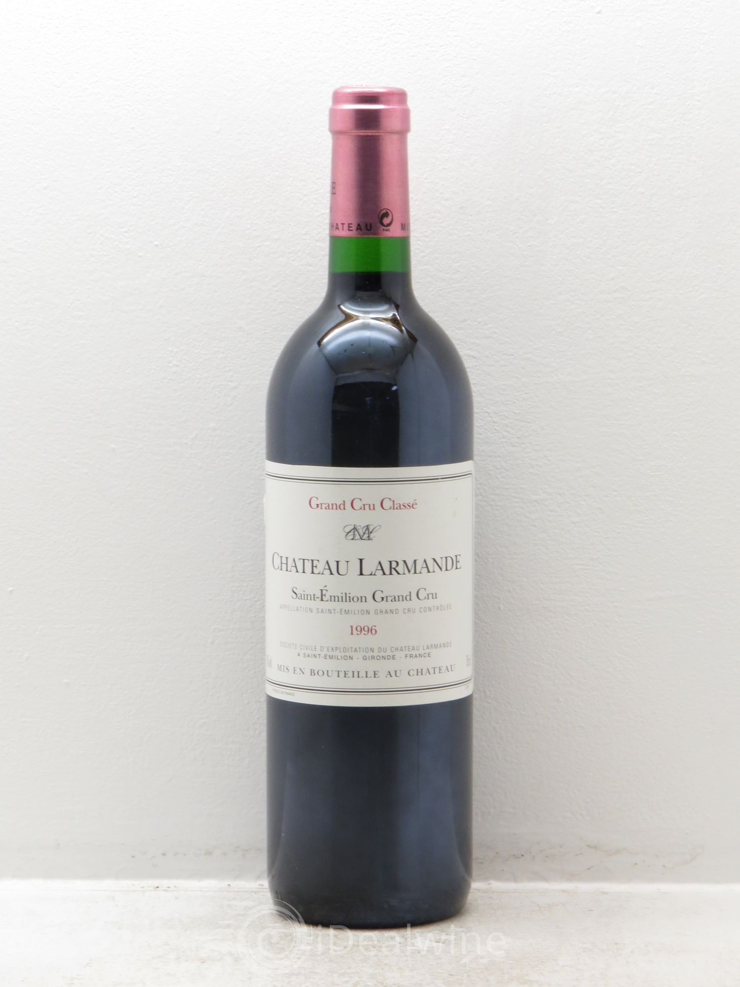 Château Larmande Grand Cru Classé 1996 - Lot de 1 bouteille - 0