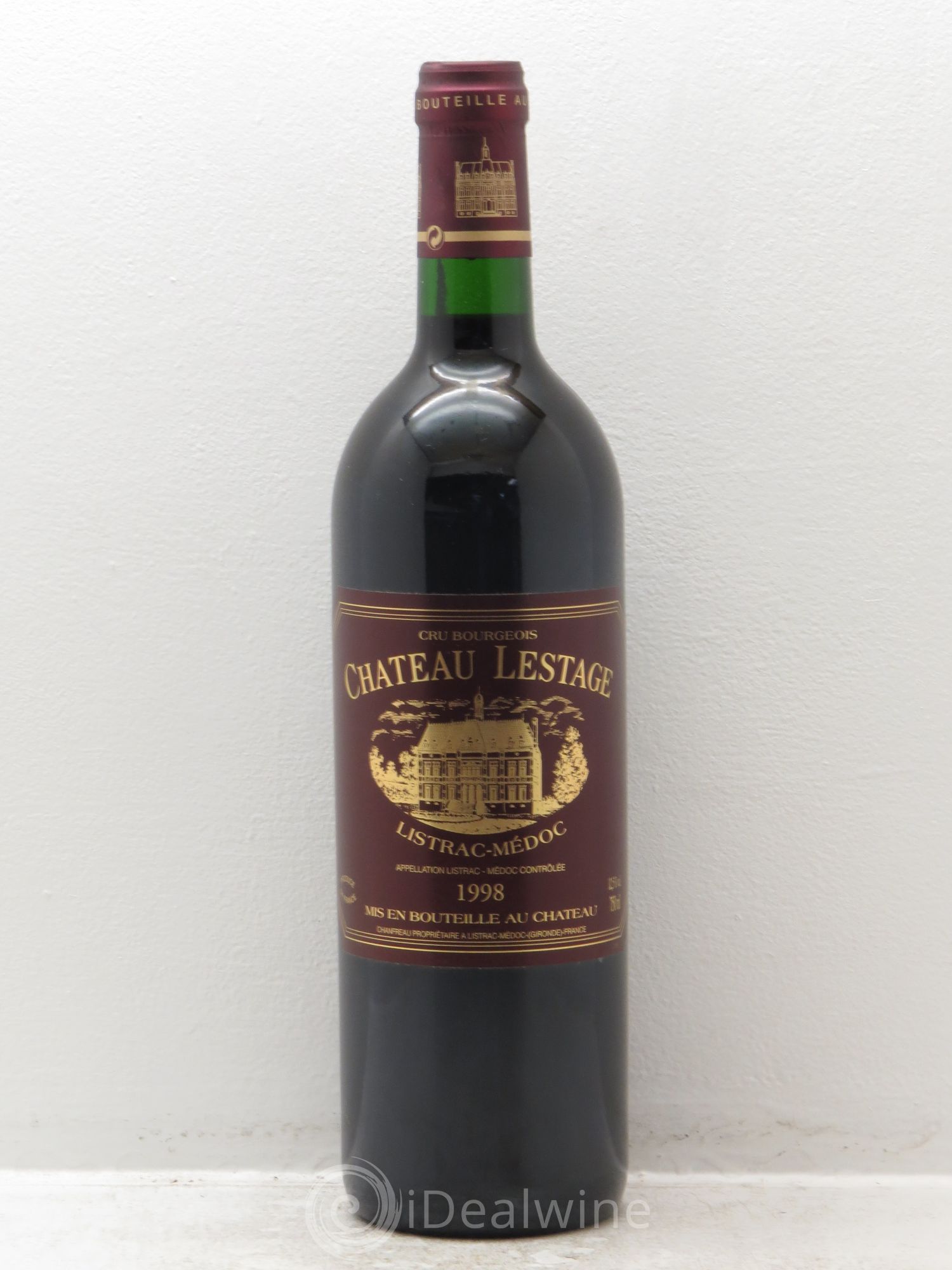 Château Lestage Cru Bourgeois (sans prix de réserve) 1998 - Lot de 6 bouteilles - 0