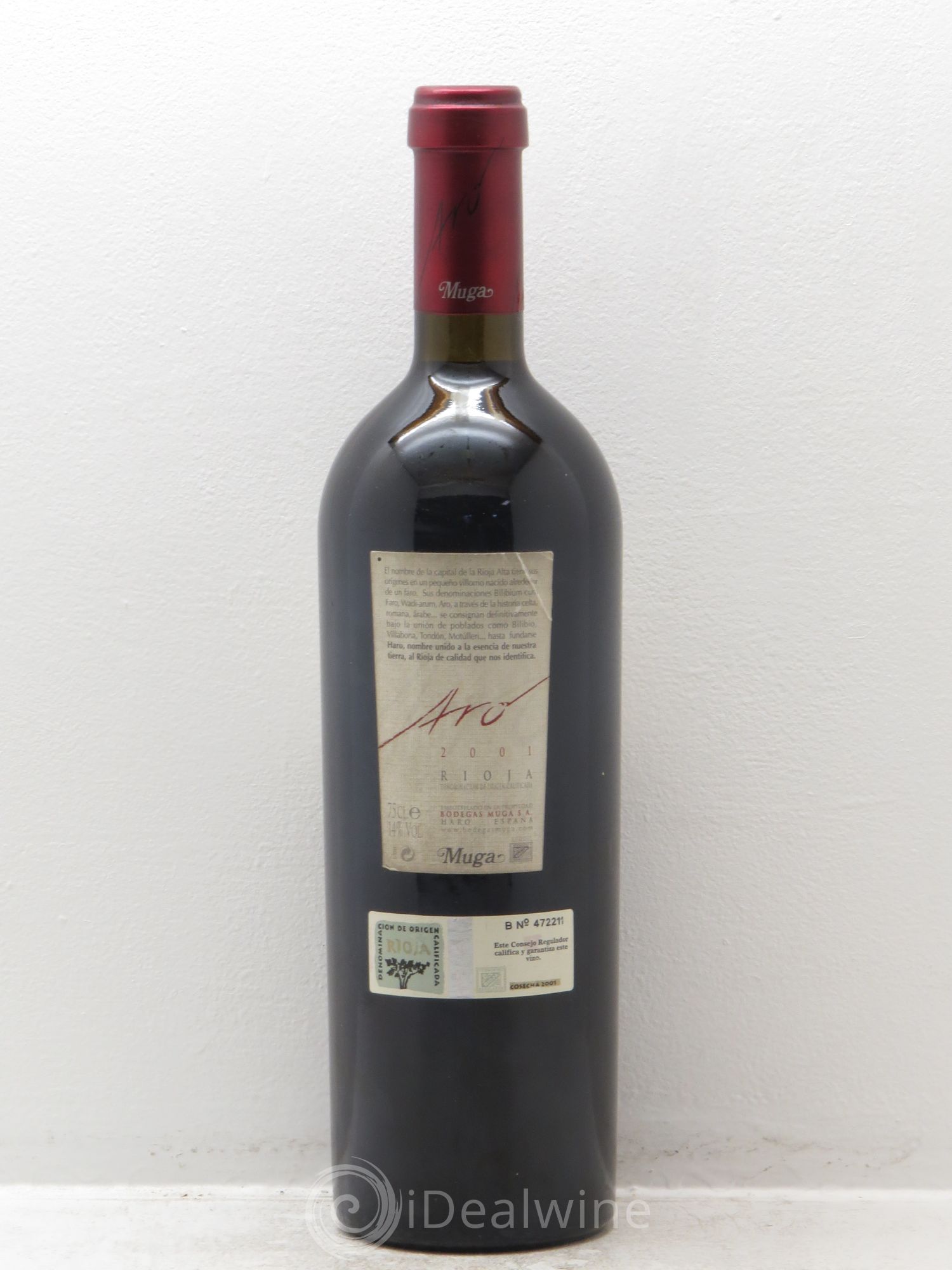 Rioja DOCA Muga Aro 2001 - Lotto di 1 bottiglia - 1