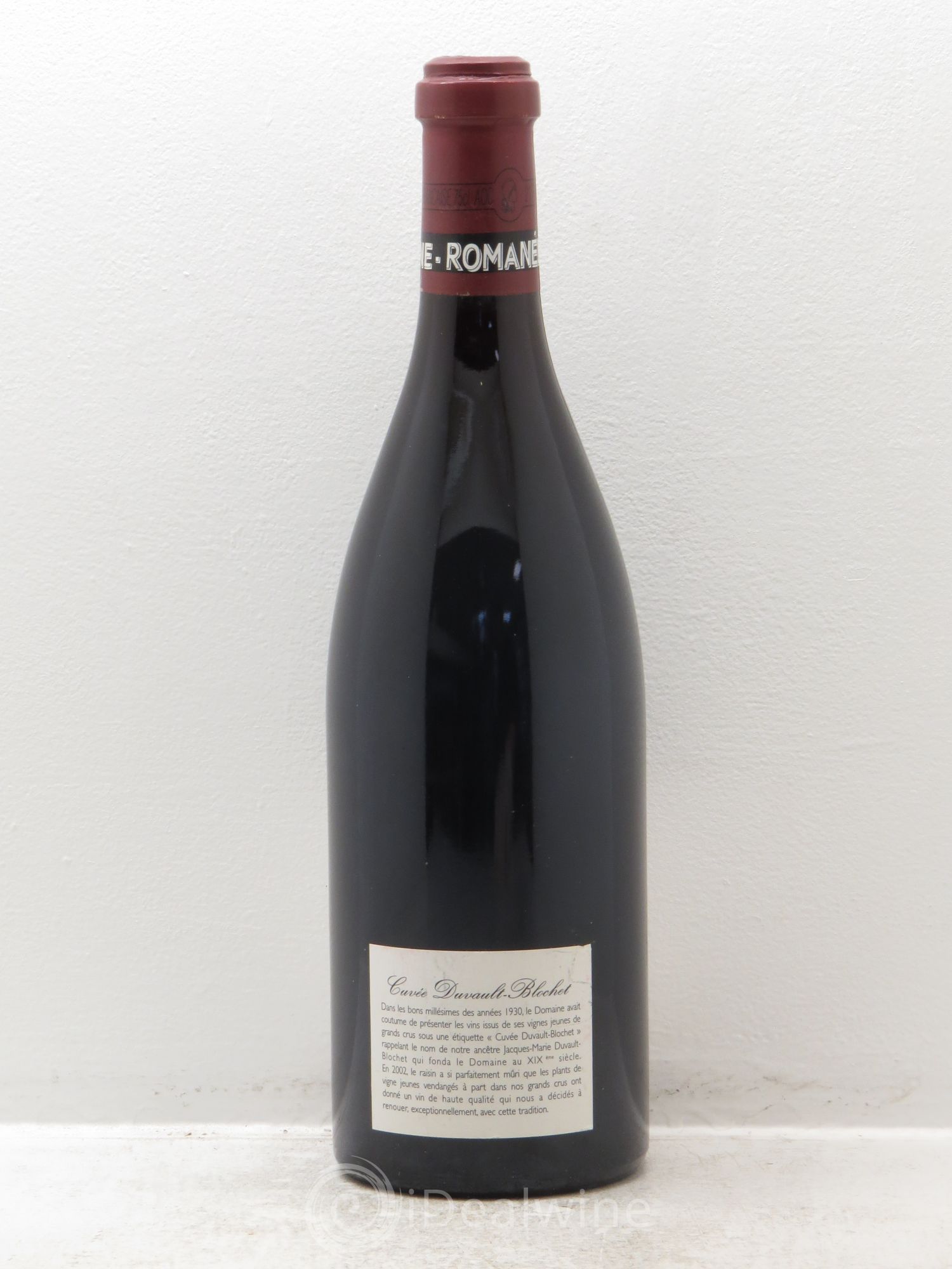 Vosne-Romanée 1er Cru Cuvée Duvault Blochet Domaine de la Romanée-Conti 2002 - Lot de 1 bouteille - 1