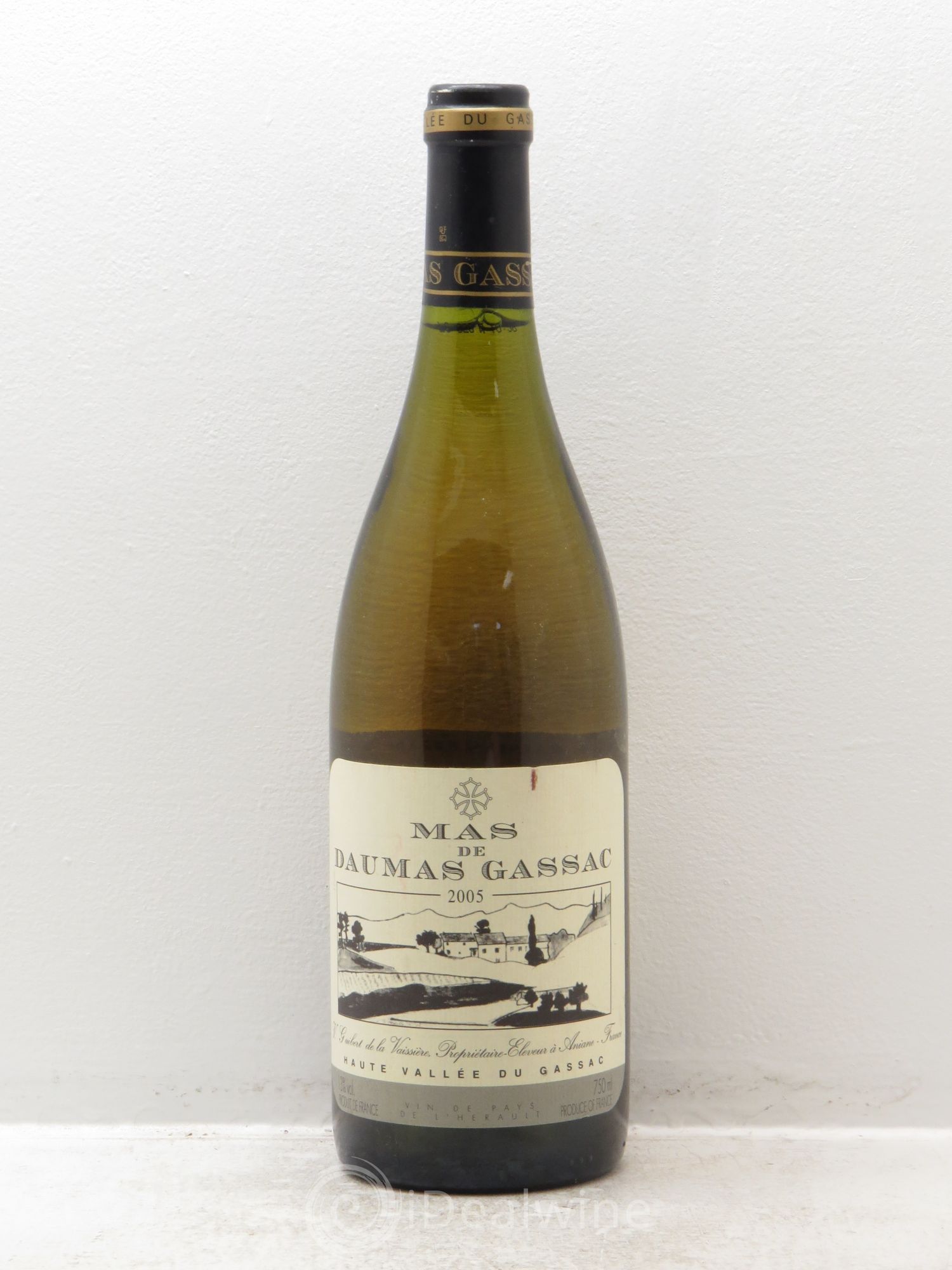 Saint-Guilhem-le-Désert - Cité d'Aniane Mas Daumas Gassac Famille Guibert de La Vaissière 2005 - Lot de 1 bouteille - 0