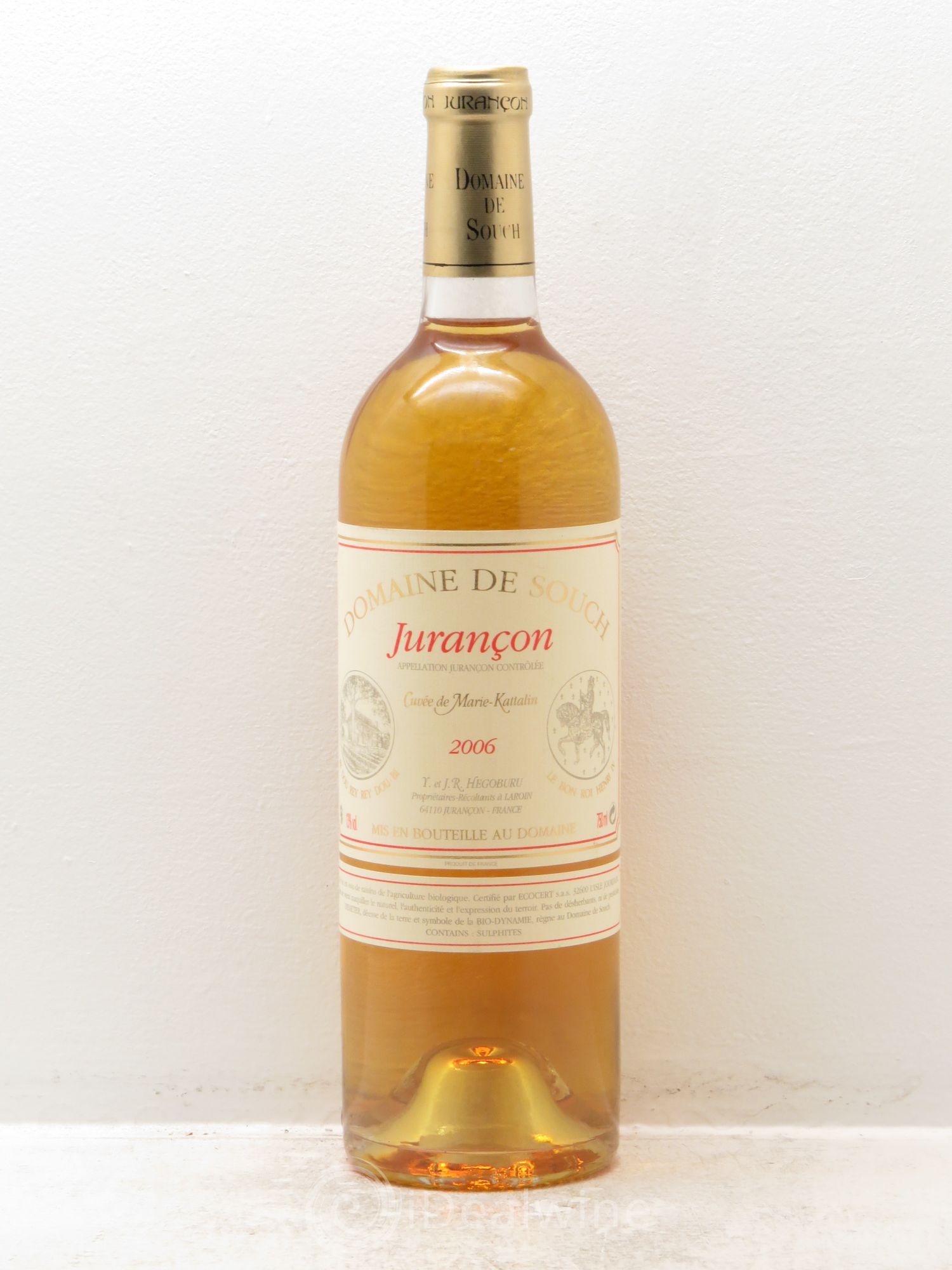 Jurançon Marie Kattalyn Souch (Domaine de) 2006 - Lotto di 1 bottiglia - 0