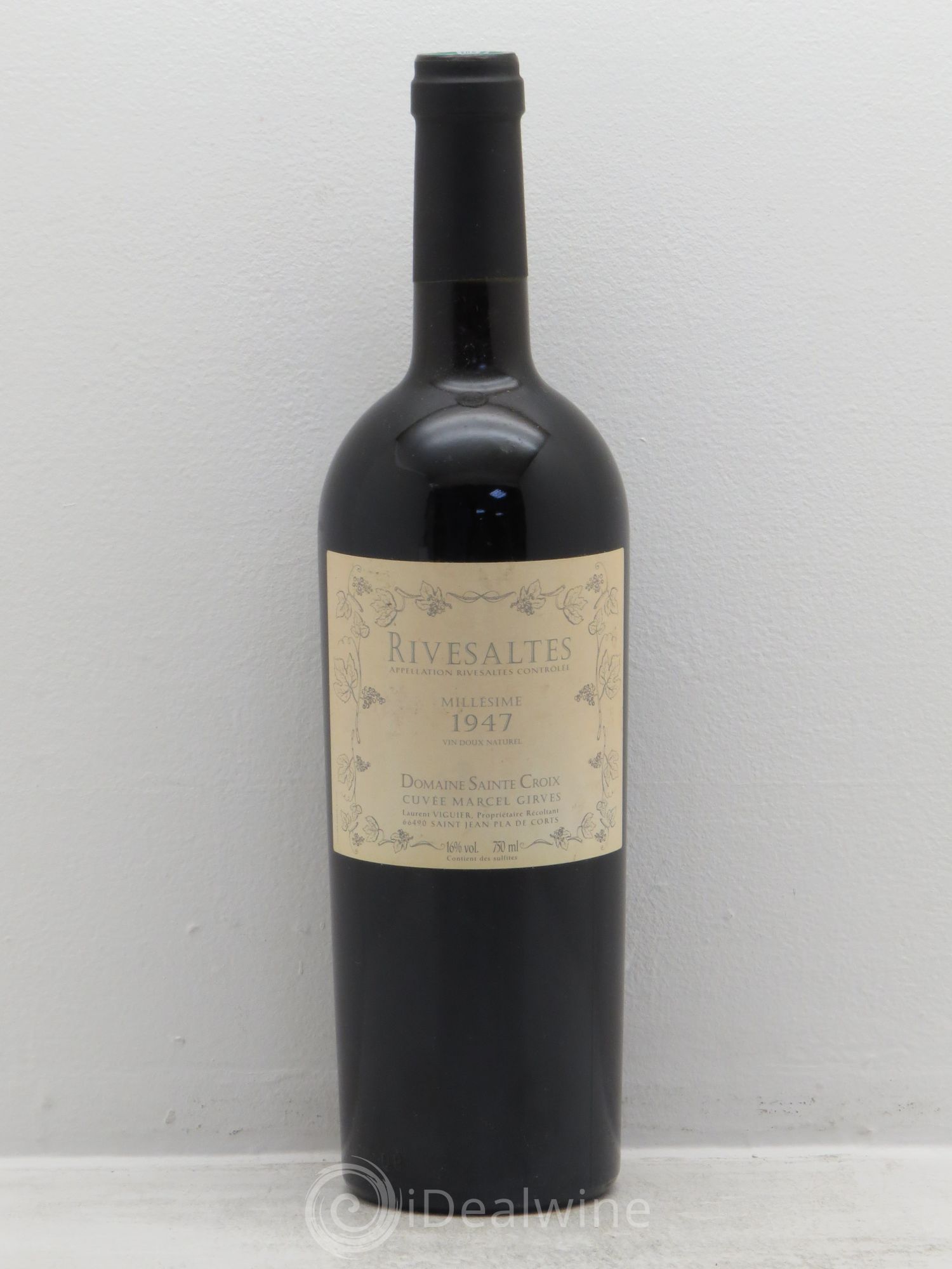 Rivesaltes 1947 - Posten von 1 Flasche - 0