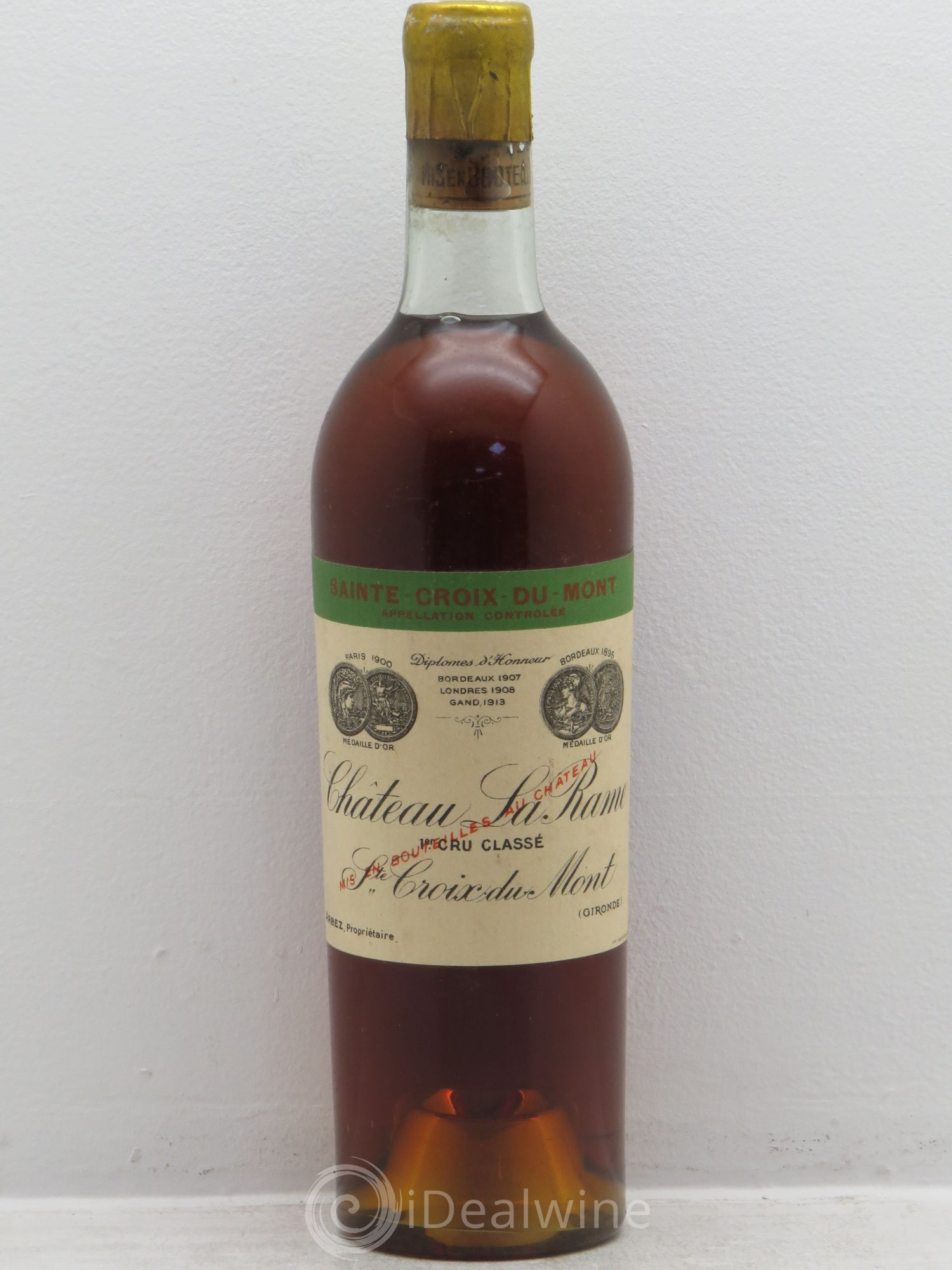 Bordeaux Château La Rame Sainte Croix Du Mont 1952 - Posten von 1 Flasche - 0