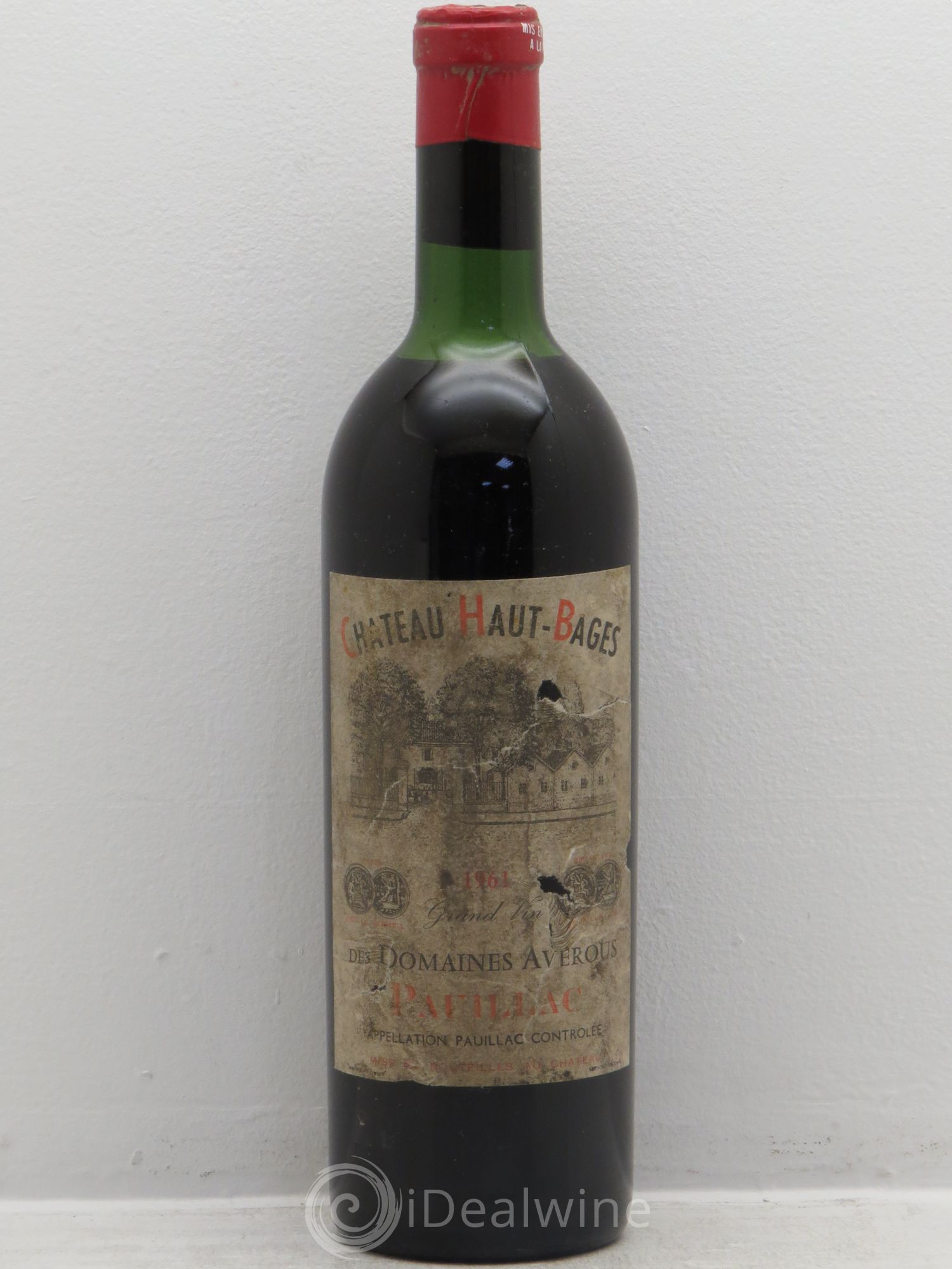 Château Haut Bages Averous Cru Bourgeois 1961 - Lot de 1 bouteille - 0