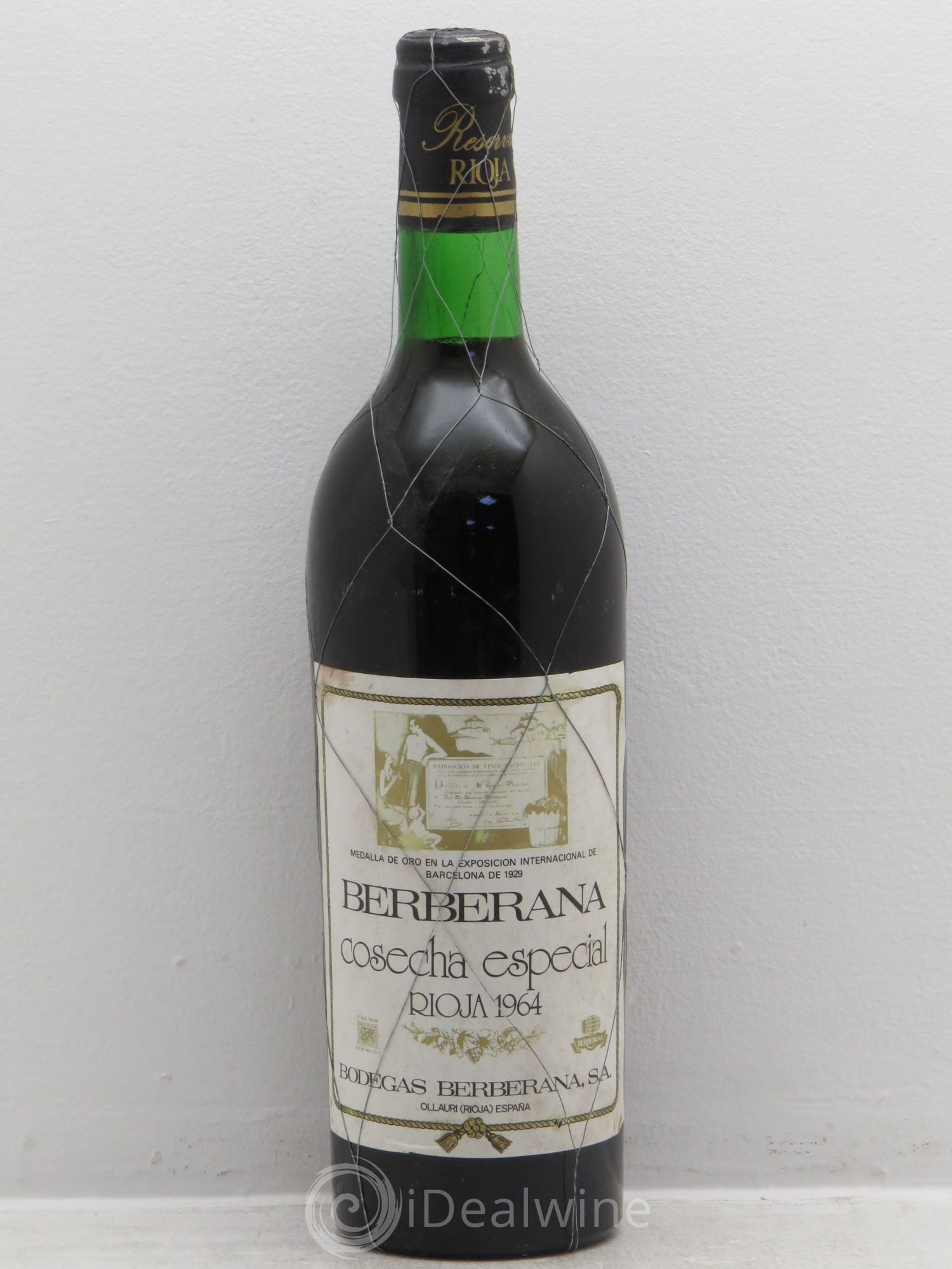 Rioja DOCA Berberana Gran Reserva Cosecha Especial 1964 - Posten von 1 Flasche - 0