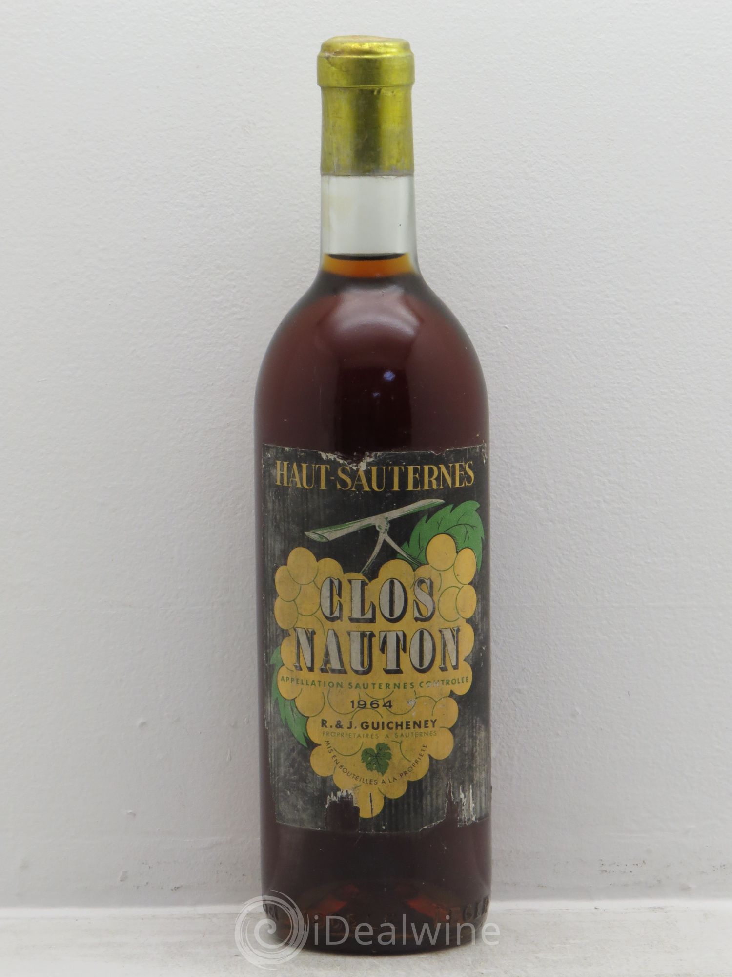 Sauternes Château Clos Nauton Haut-Sauternes 1964 - Posten von 1 Flasche - 0
