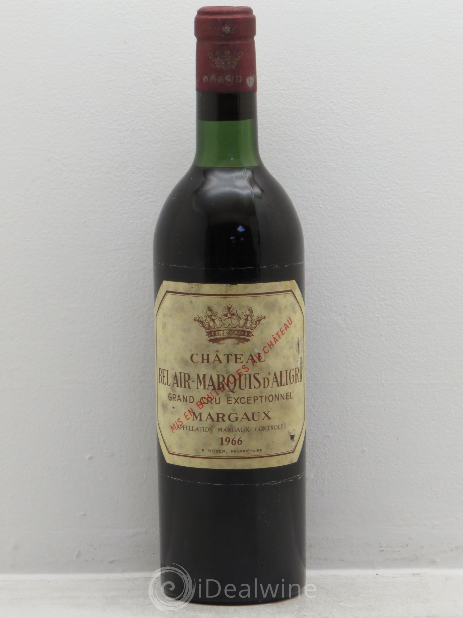 Château Bel Air Marquis d'Aligre 1966 - Lot de 1 bouteille - 0