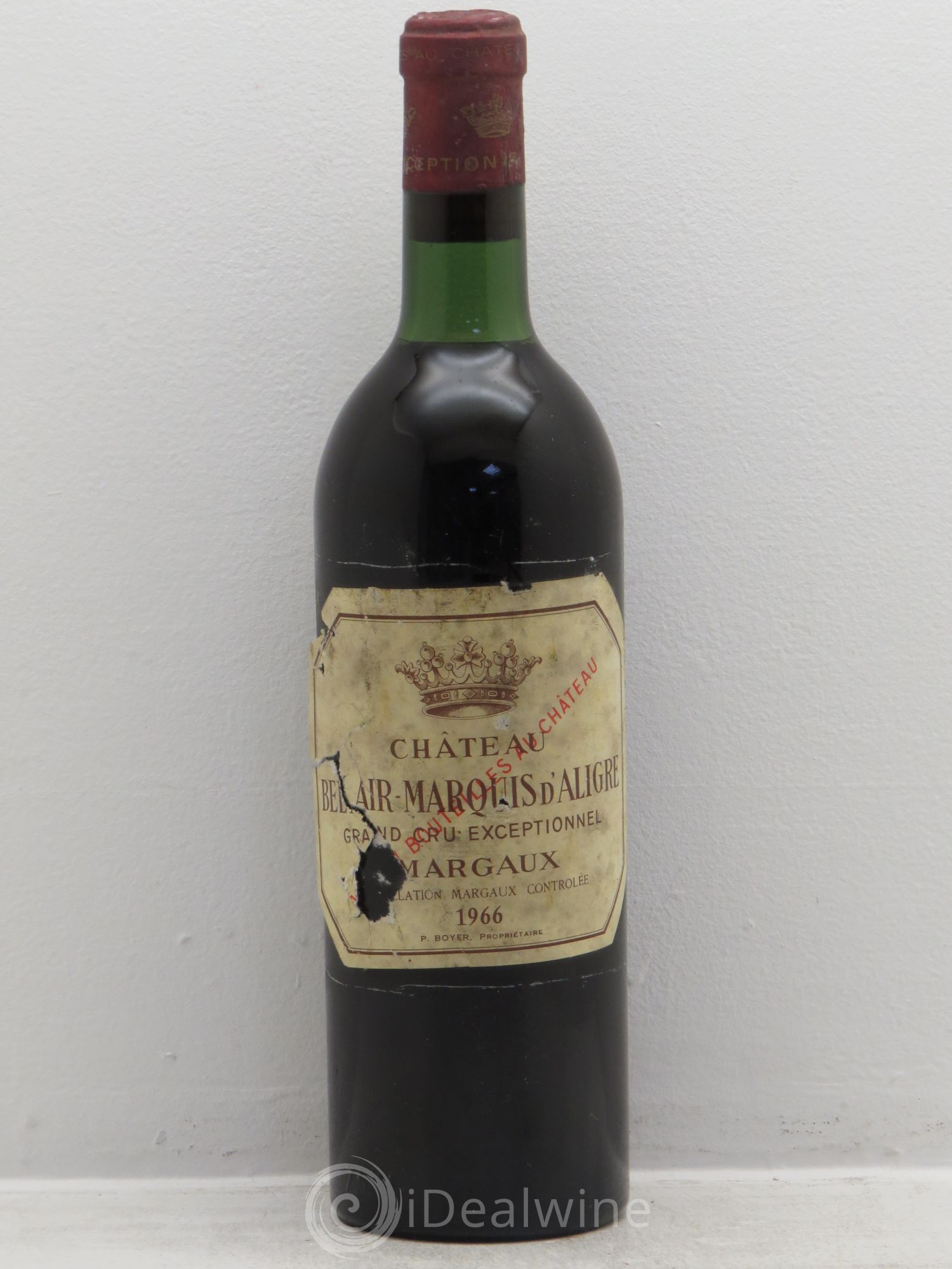 Château Bel Air Marquis d'Aligre 1966 - Lot de 1 bouteille - 0