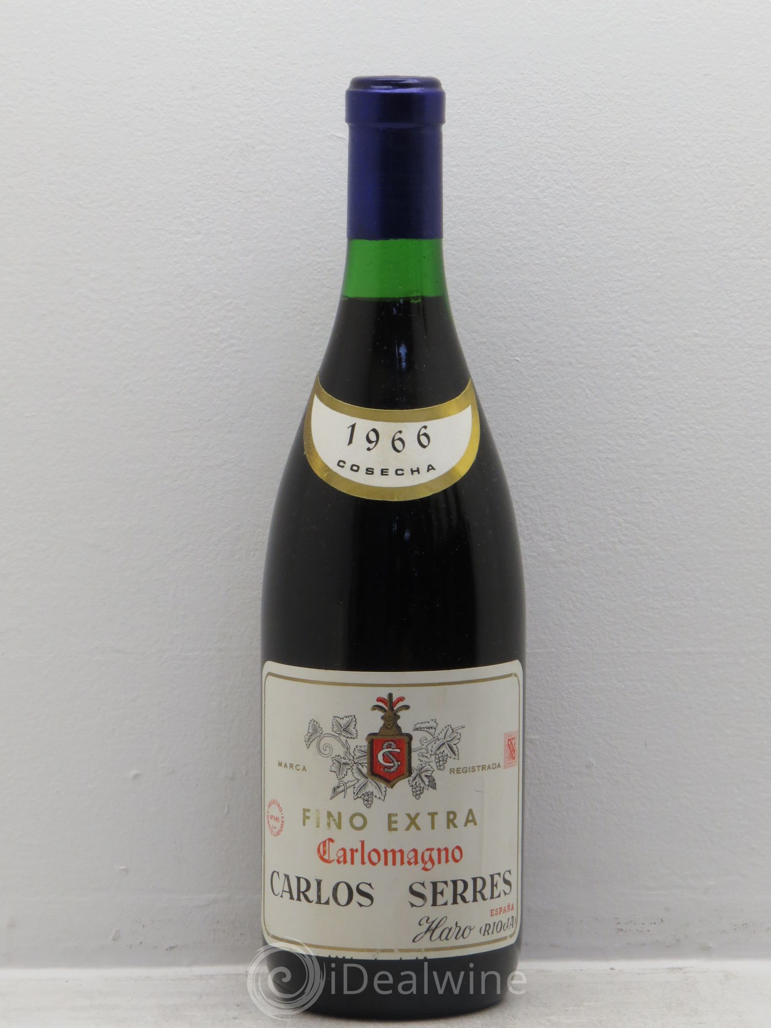 Rioja DOCA Carlos Serres Fino extra Carlomagno 1966 - Posten von 1 Flasche - 0