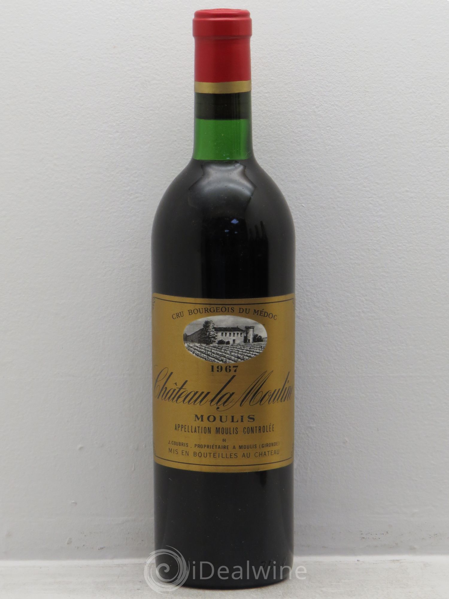 Château Moulis Château La Mouline 1967 - Lot de 1 bouteille - 0