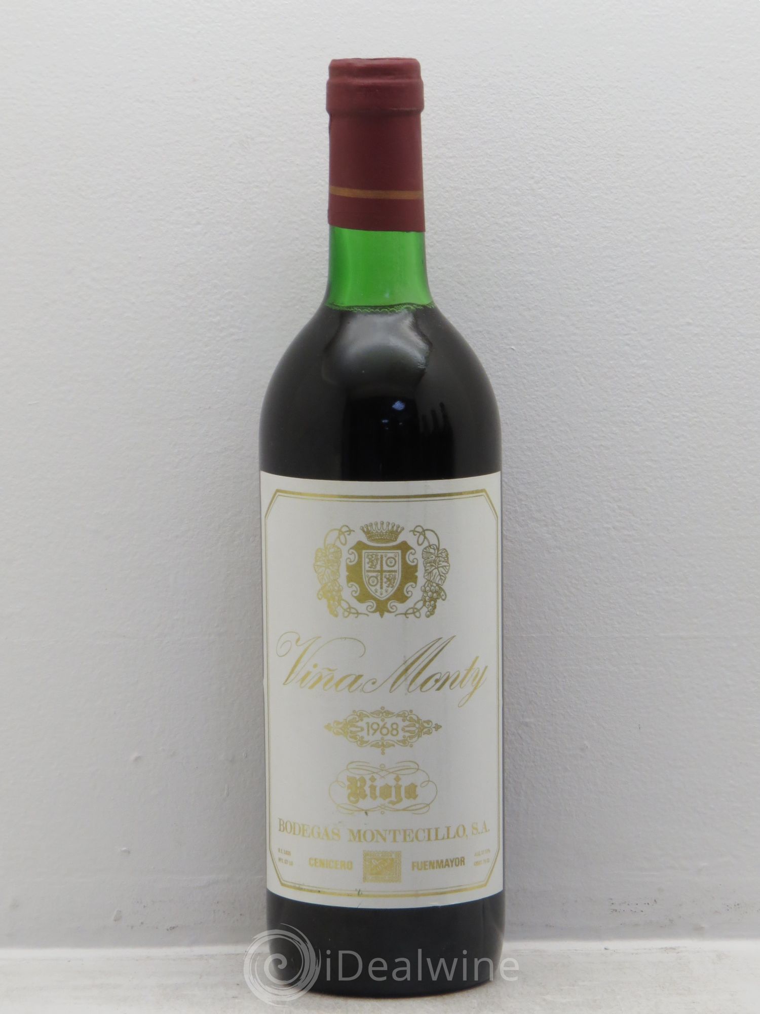 Rioja DOCA Bodegas Montecillo Vina Monty 1968 - Lot de 1 bouteille - 0