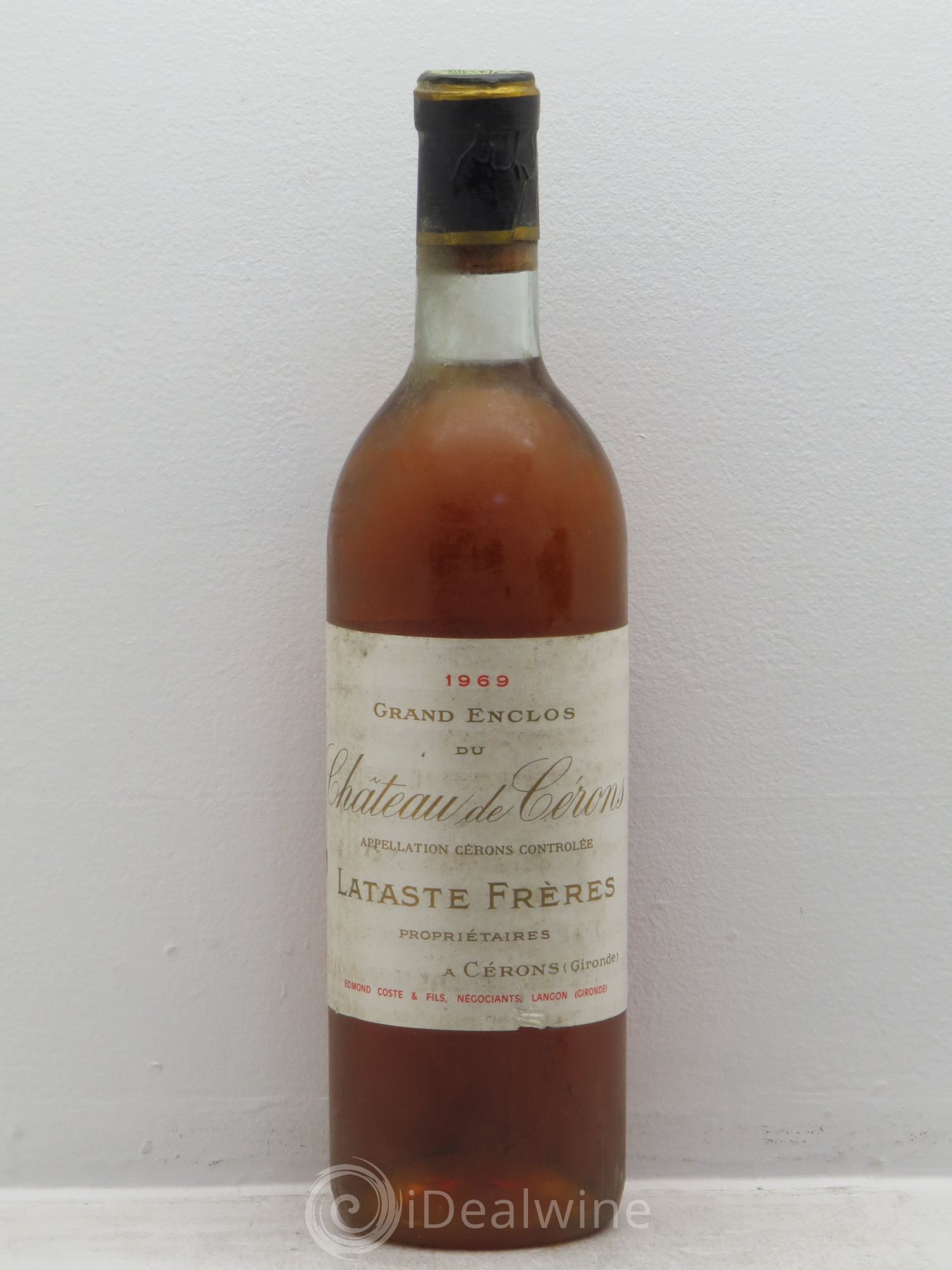 Cérons Grand Enclos 1969 - Posten von 1 Flasche - 0