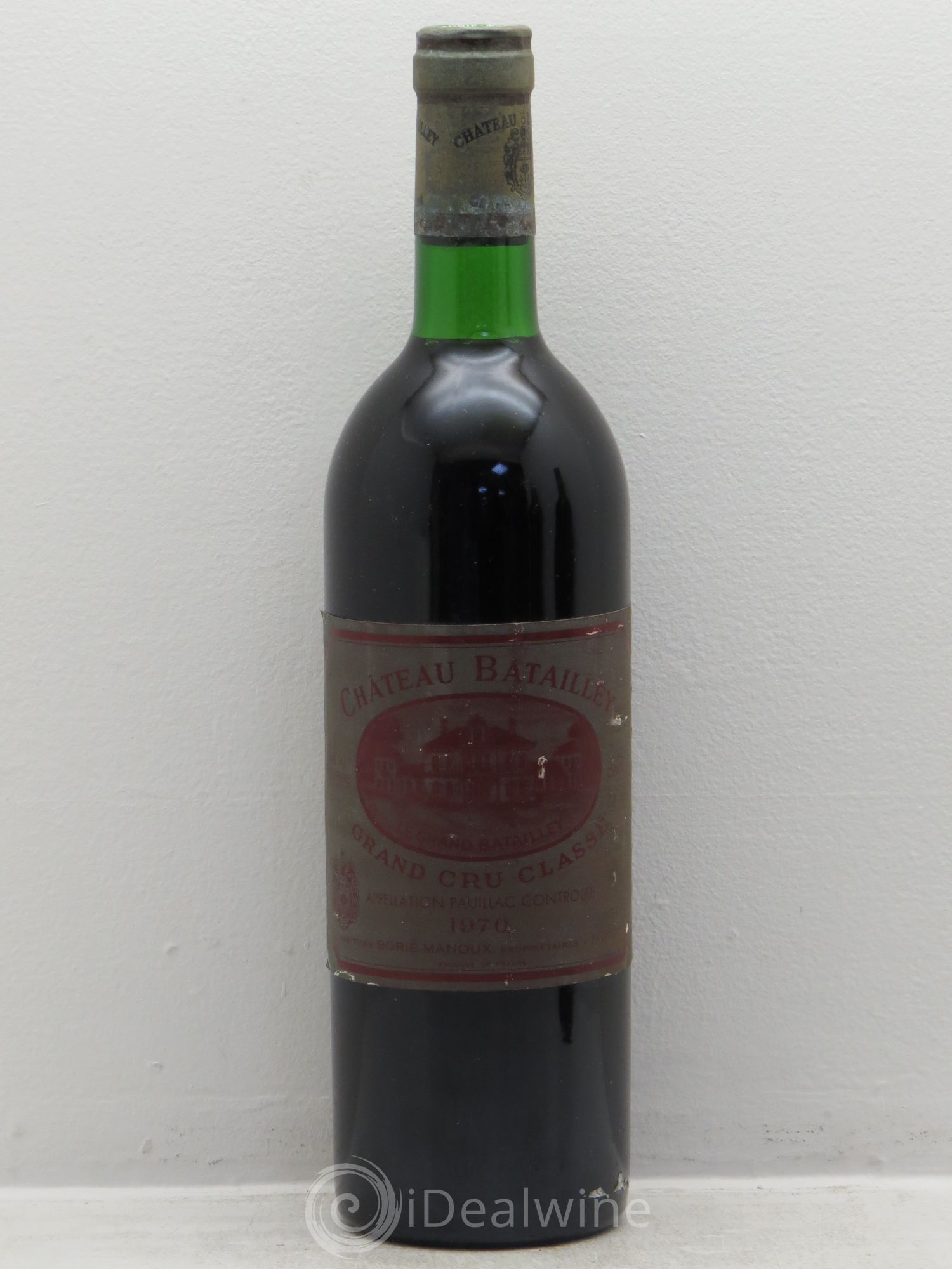 Château Batailley 5ème Grand Cru Classé 1970 - Lot de 1 bouteille - 0