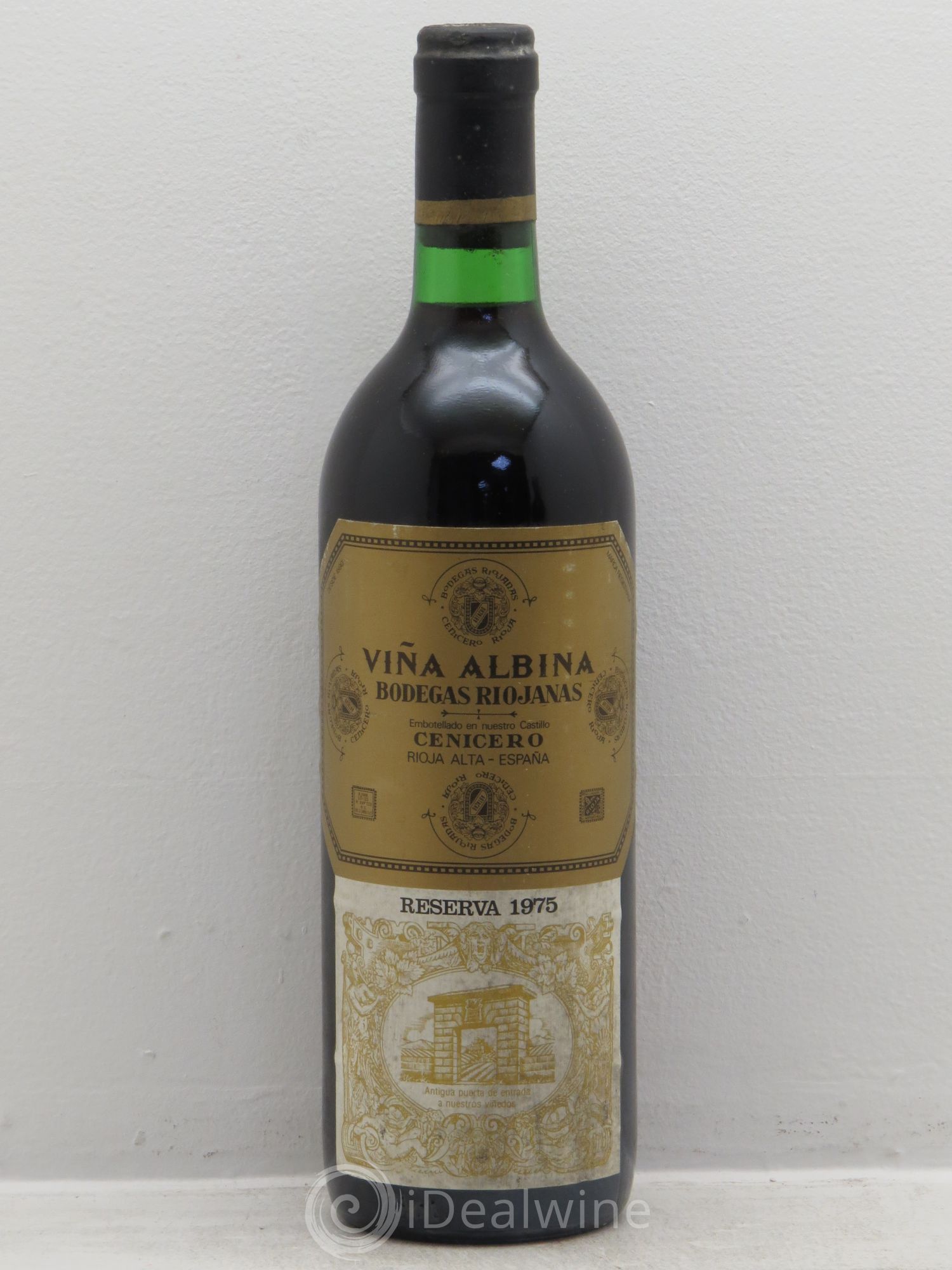 Rioja DOCA Vina Albina Reserva Riojanas 1975 - Posten von 1 Flasche - 0
