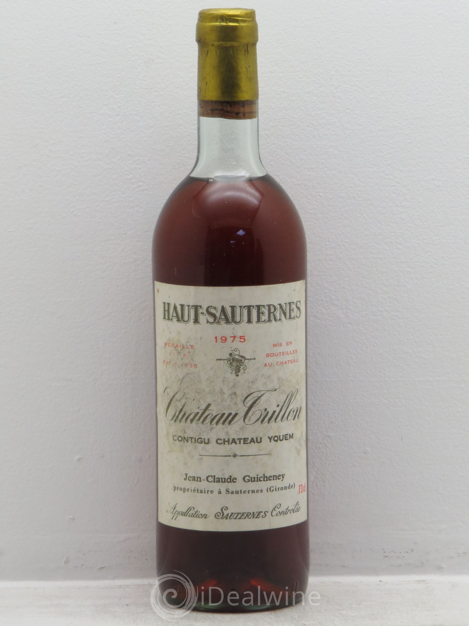 Sauternes Château Trillon 1975 - Lotto di 1 bottiglia - 0