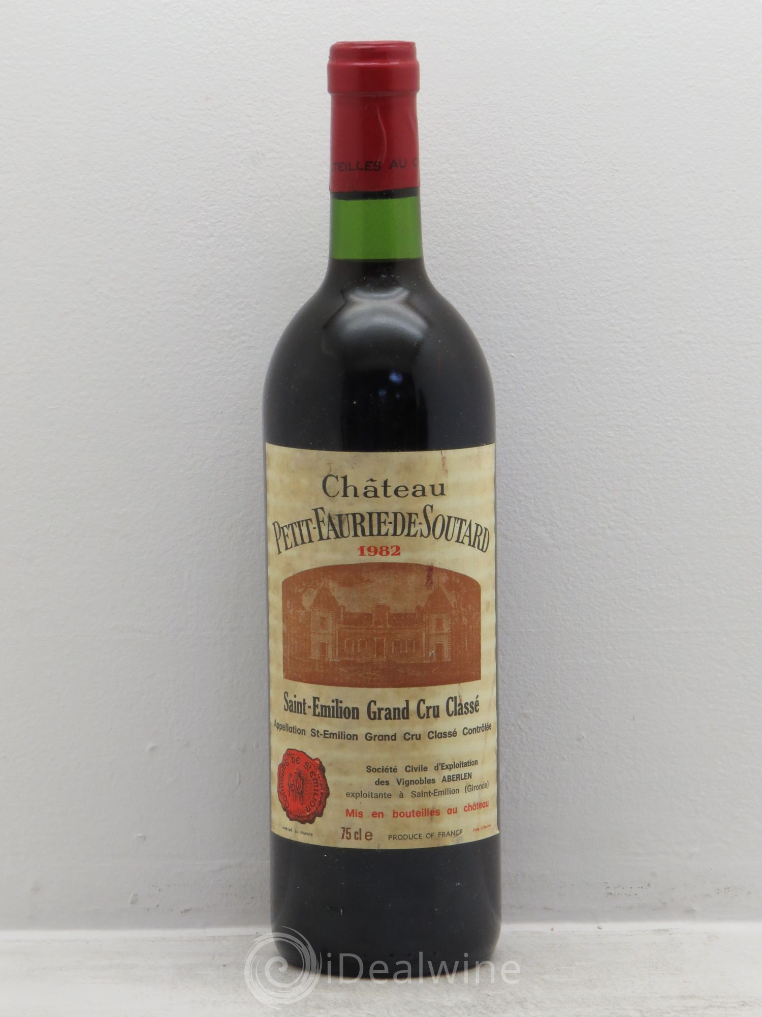 Château Petit Faurie de Soutard Grand Cru Classé 1982 - Lot de 1 bouteille - 0
