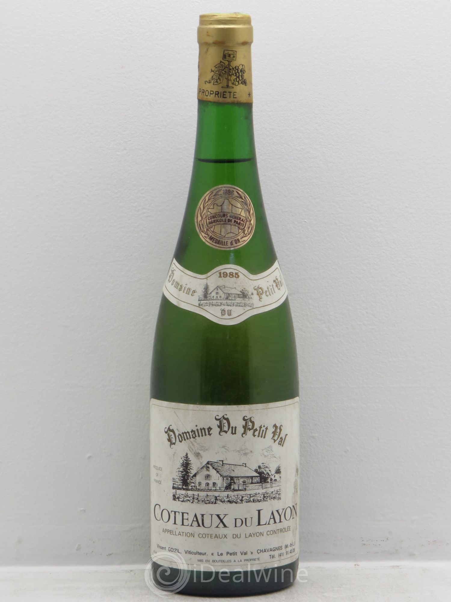 Coteaux du Layon Domaine du Petit Val (sans prix de réserve) 1985 - Lotto di 1 bottiglia - 0