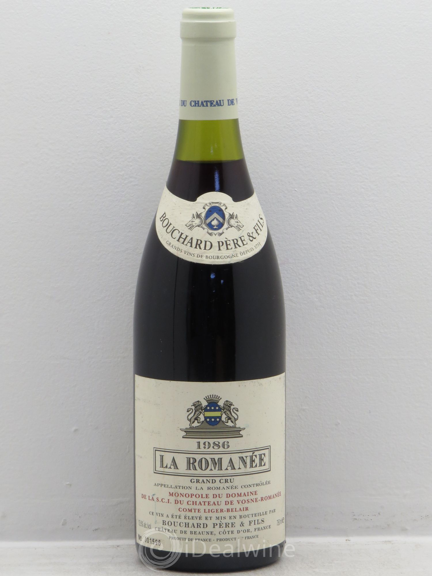 La Romanée Grand Cru Comte Liger-Belair (Domaine du) 1986 - Lot de 1 bouteille - 0