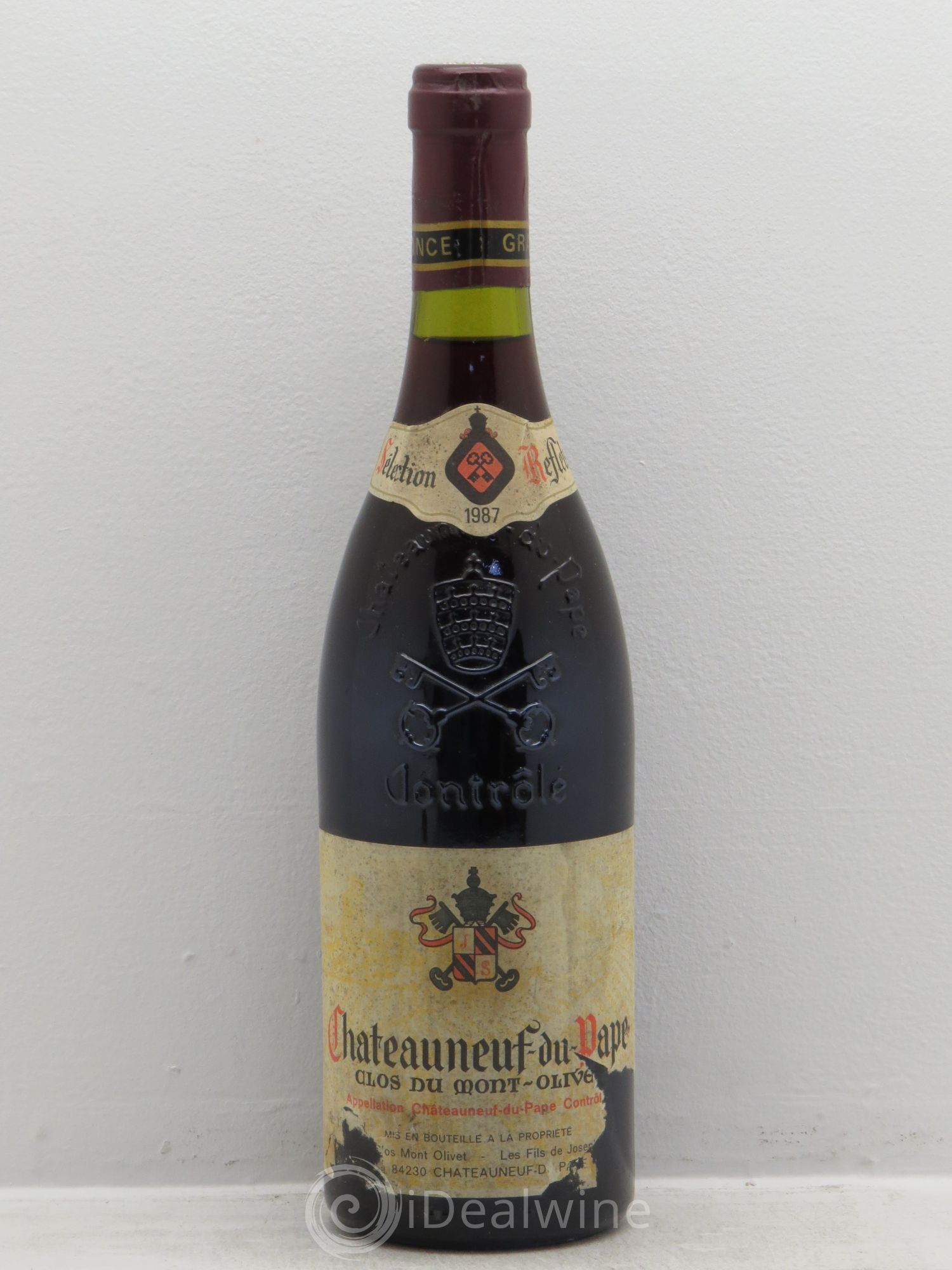 Châteauneuf-du-Pape Clos du Mont-Olivet Sélection reflets 1987 - Lot de 1 bouteille - 0