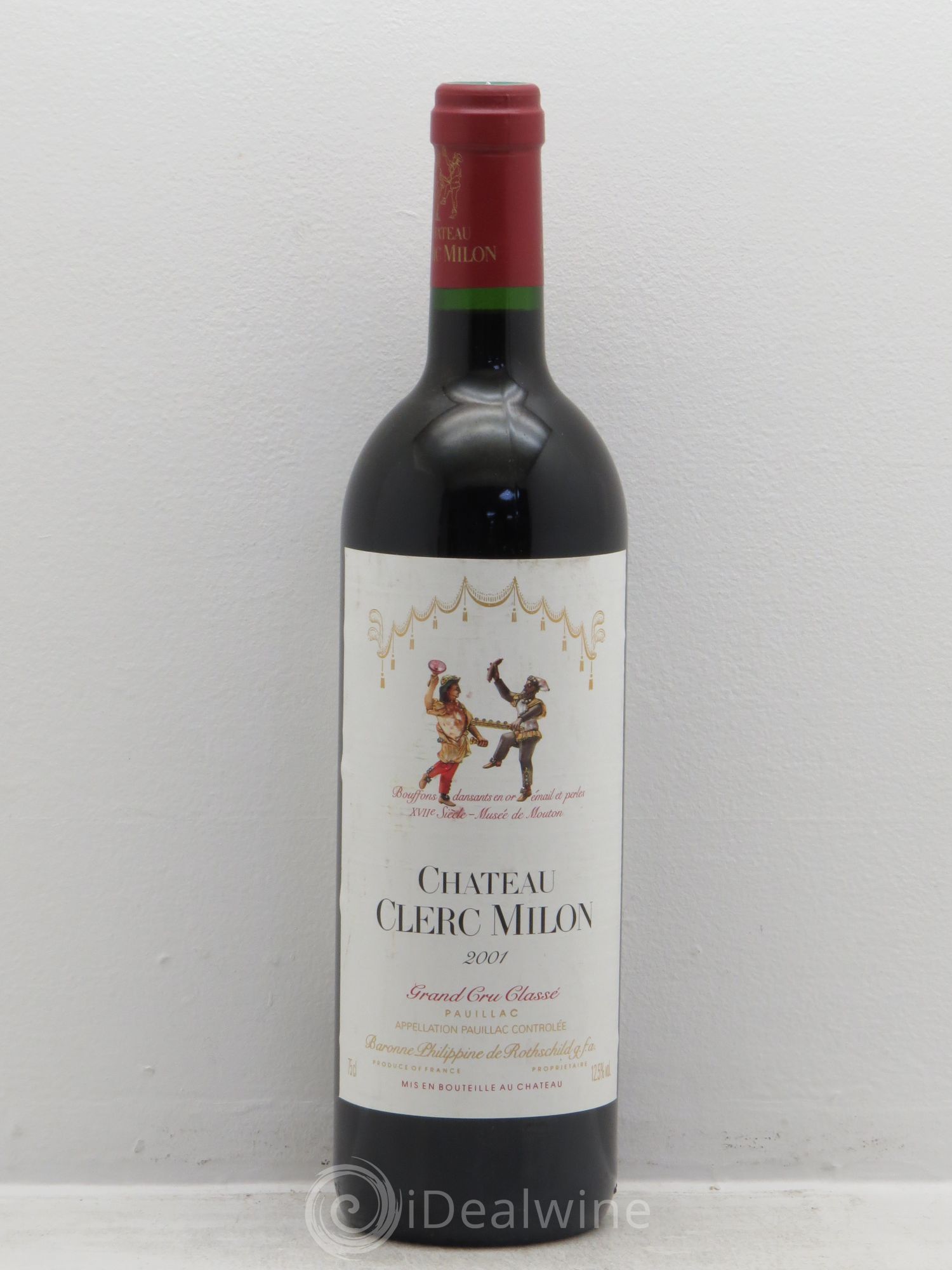 Château Clerc Milon 5ème Grand Cru Classé 2001 - Lot de 1 bouteille - 0