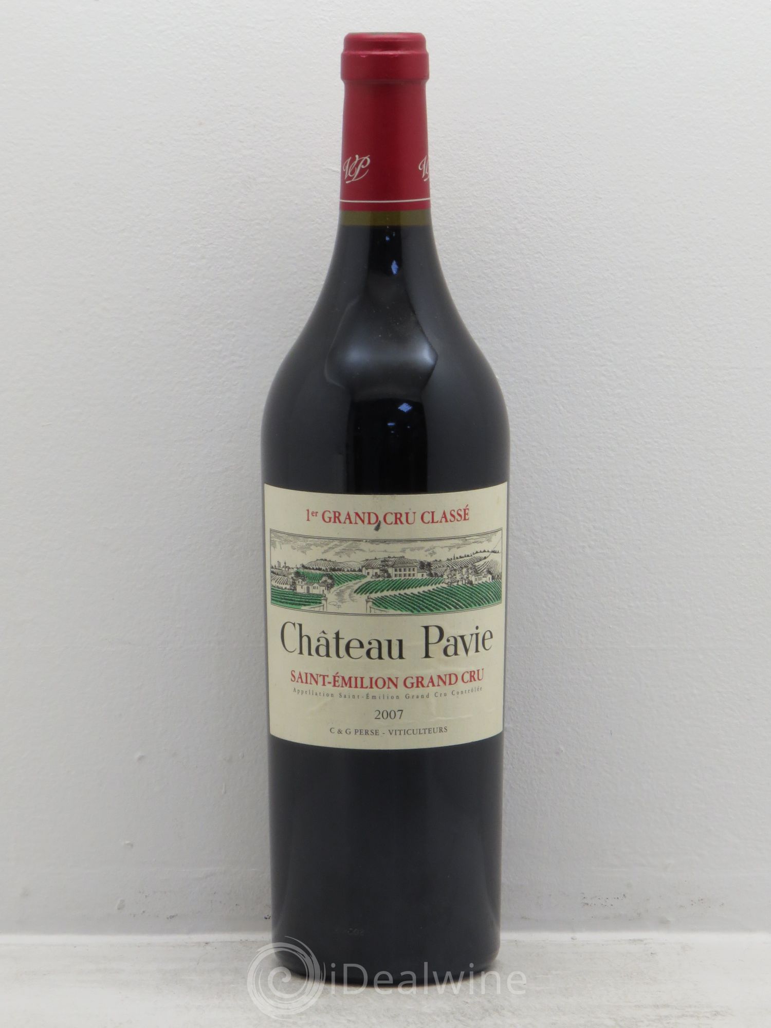 Château Pavie 1er Grand Cru Classé A 2007 - Lot de 1 bouteille - 0