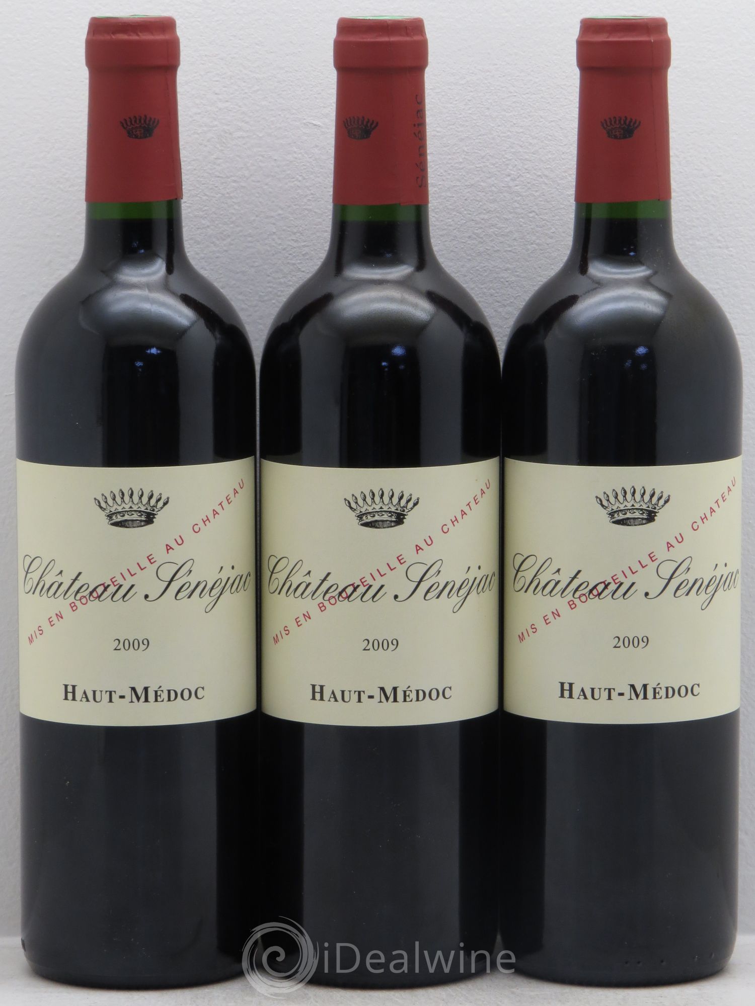 Château Sénejac Cru Bourgeois 2009 - Lot de 3 bouteilles - 0