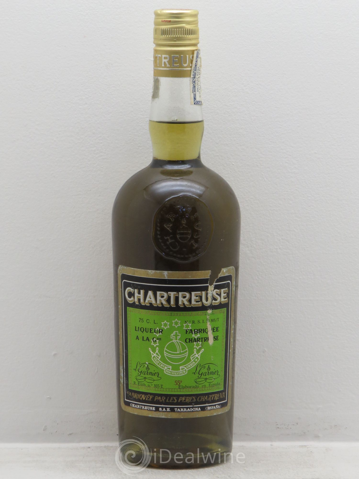 Chartreuse Pères Chartreux Tarragona Chartreuse verte La Fabiola 1966 - Posten von 1 Flasche - 0
