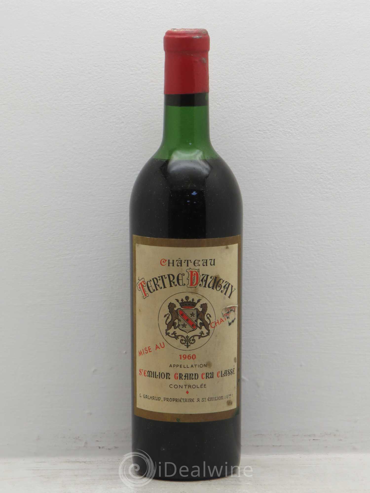 Château Tertre Daugay Grand Cru Classé 1960 - Lot de 1 bouteille - 0