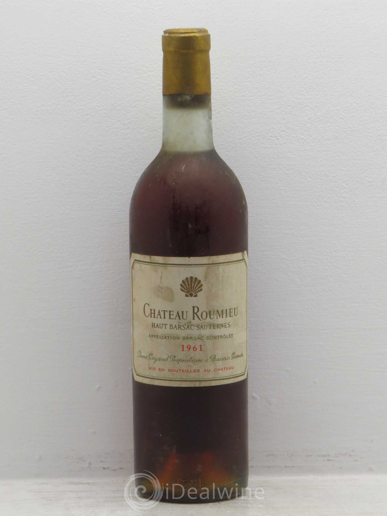 Sauternes Roumieu 1961 - Posten von 1 Flasche - 0