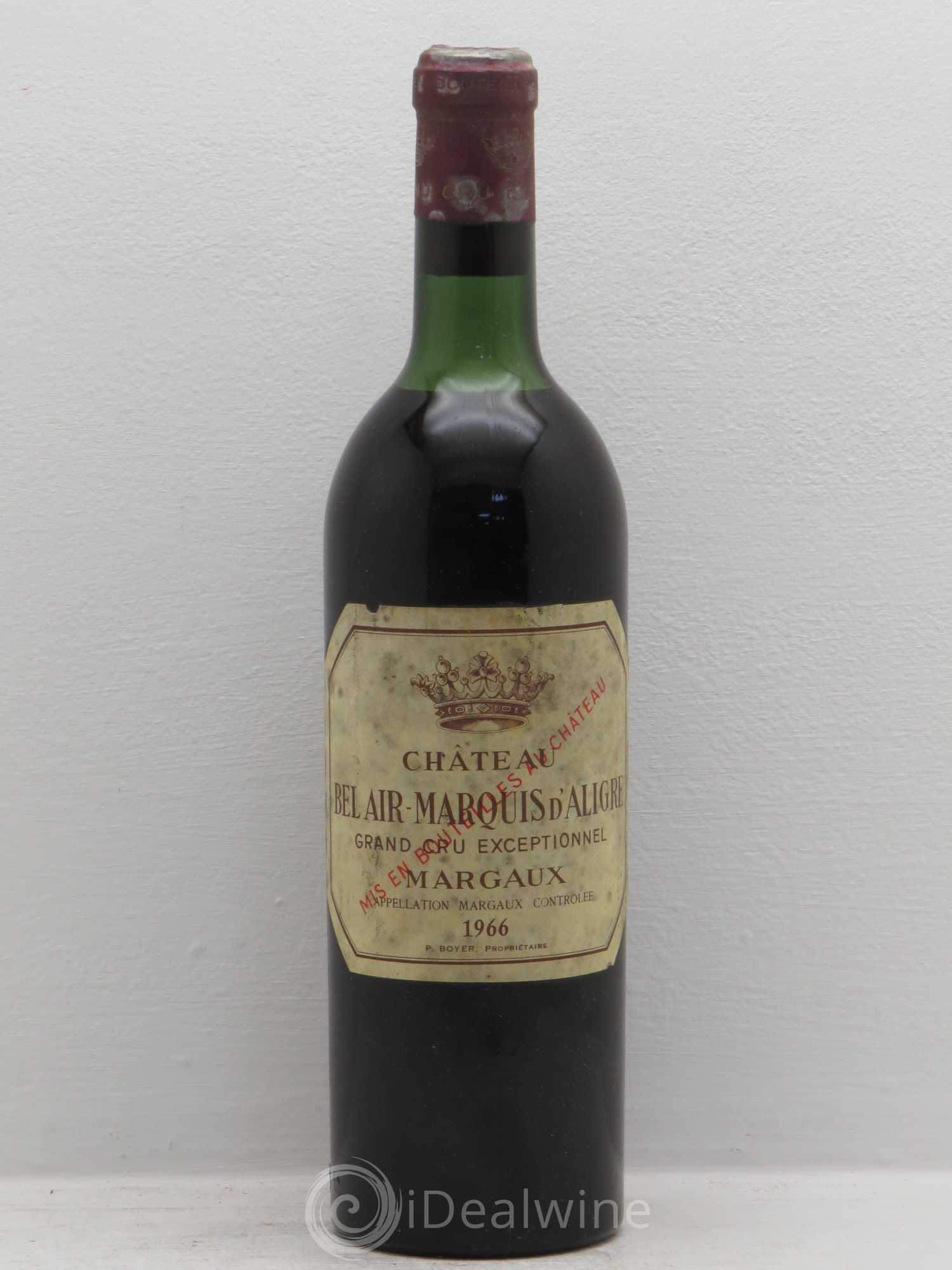 Château Bel Air Marquis d'Aligre 1966 - Lot de 1 bouteille - 0