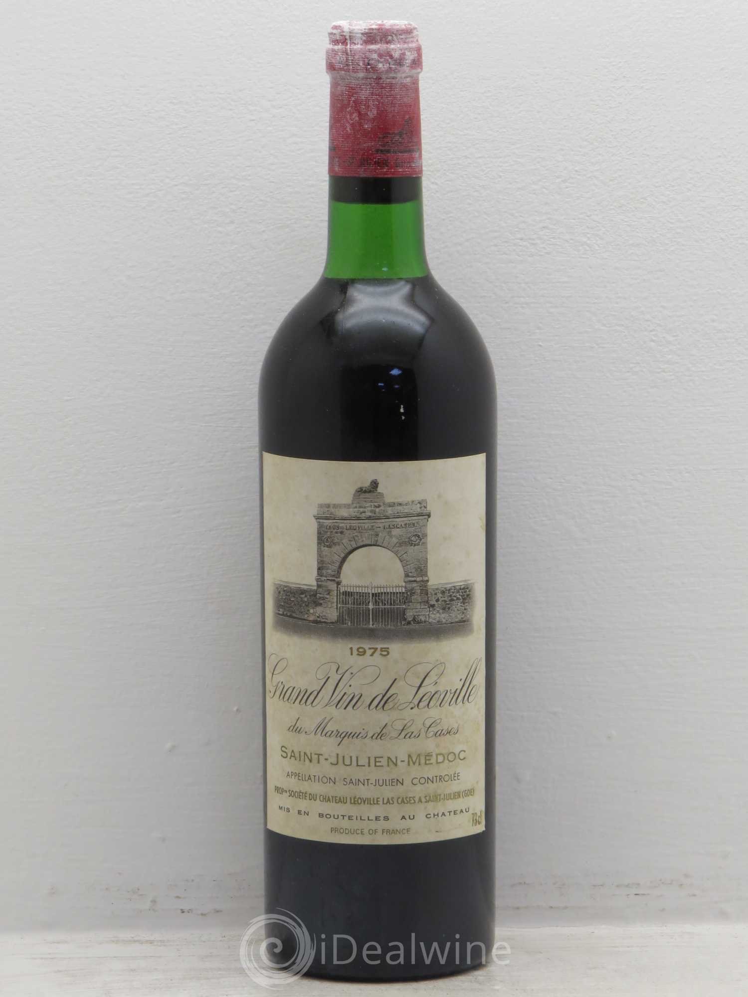 Château Léoville Las Cases 2ème Grand Cru Classé 1975 - Lot de 1 bouteille - 0