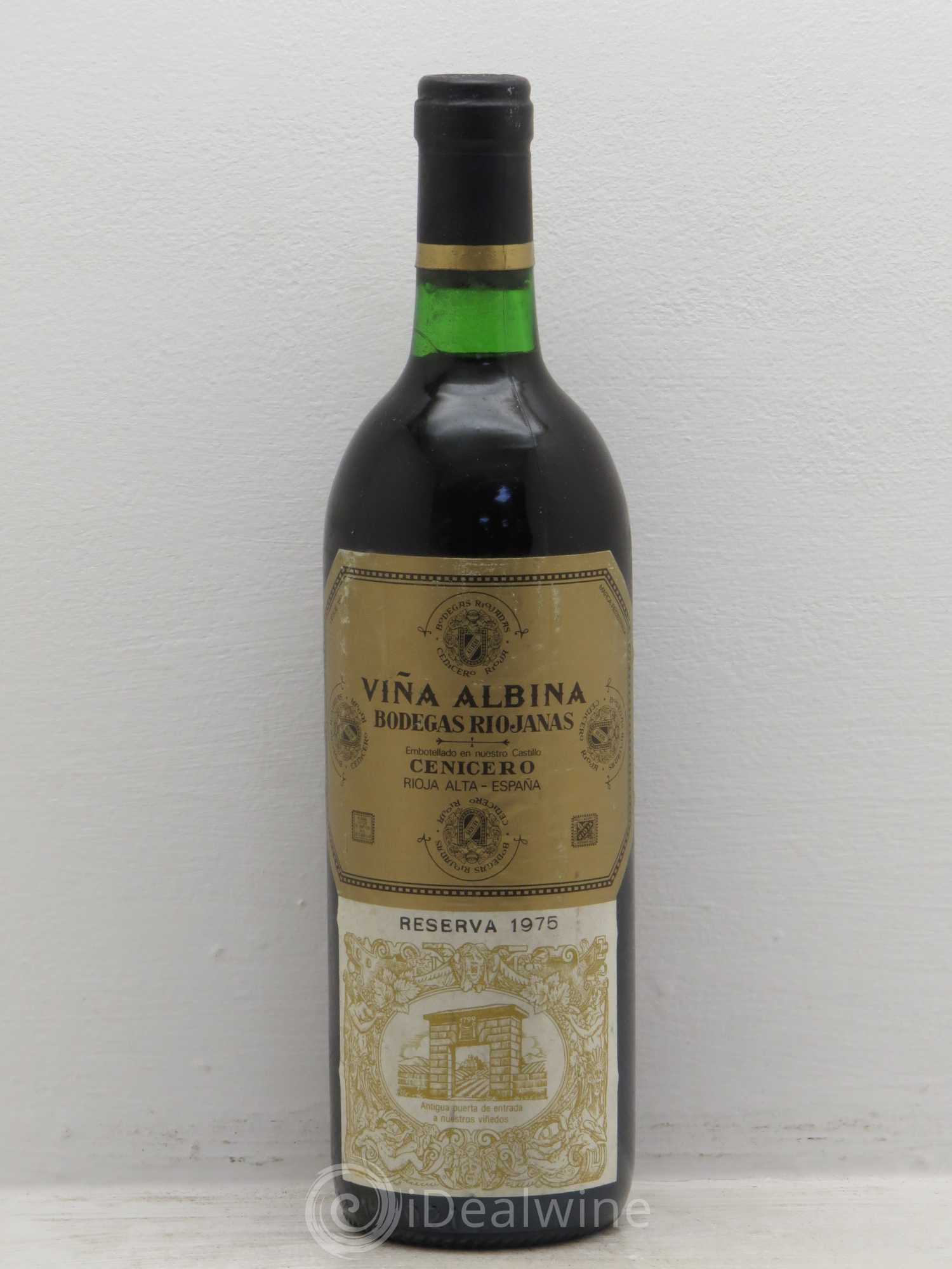 Rioja DOCA Vina albina reserva 1975 - Lot de 1 bouteille - 0