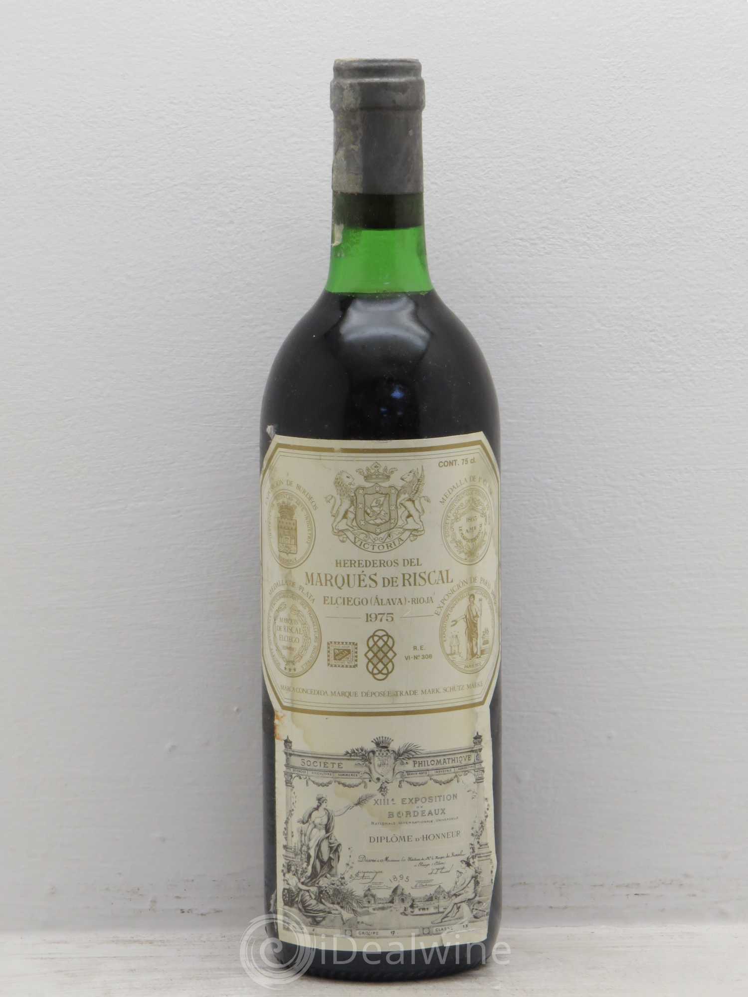 Rioja DOCA Doca marques de riscal 1975 - Lot de 1 bouteille - 0