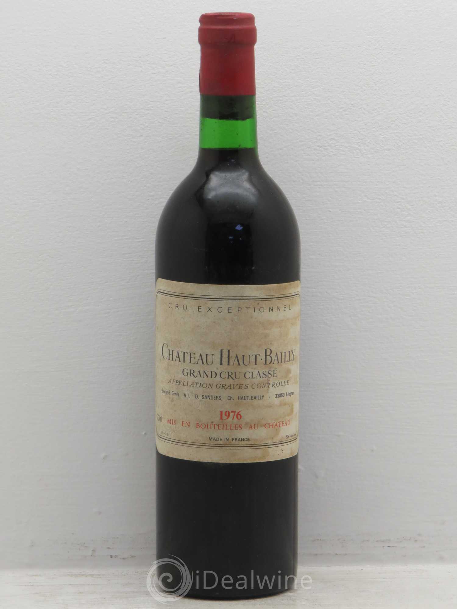 Château Haut-Bailly Cru Classé de Graves 1976 - Lot de 1 bouteille - 0
